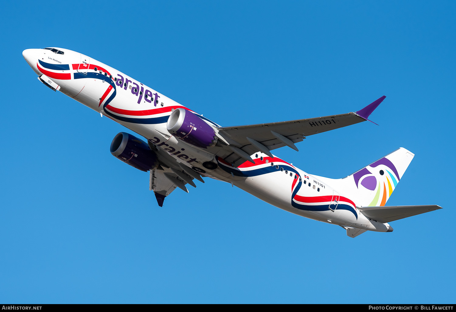 Aircraft Photo of HI1101 | Boeing 737-8 Max 8 | Arajet | AirHistory.net #768804