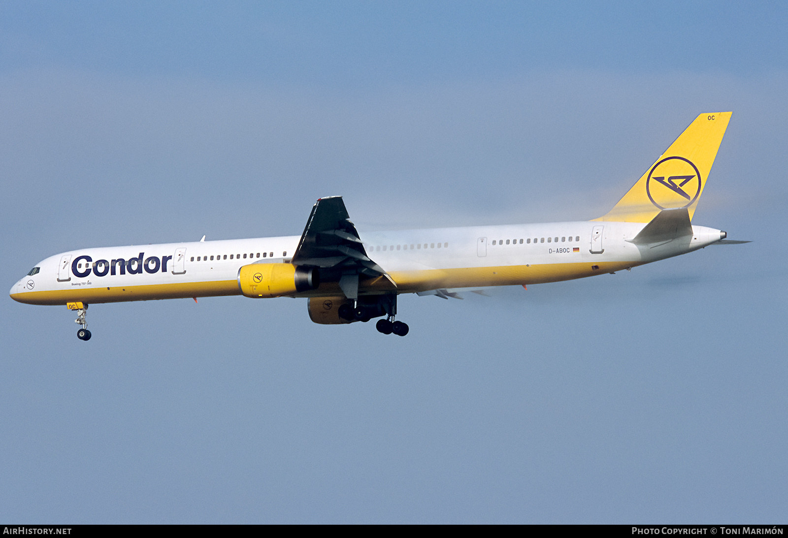 Aircraft Photo of D-ABOC | Boeing 757-330 | Condor Flugdienst | AirHistory.net #768844