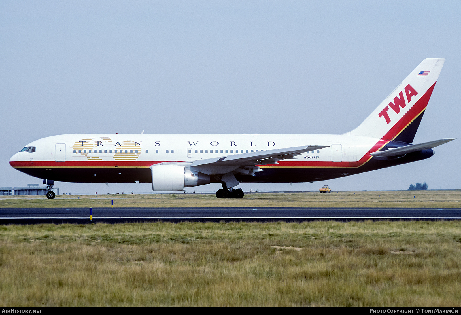 Aircraft Photo of N601TW | Boeing 767-231(ER) | Trans World Airlines - TWA | AirHistory.net #768866