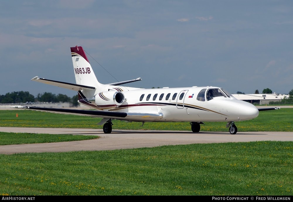 Aircraft Photo of N863JB | Cessna 560 Citation Ultra | AirHistory.net #768870