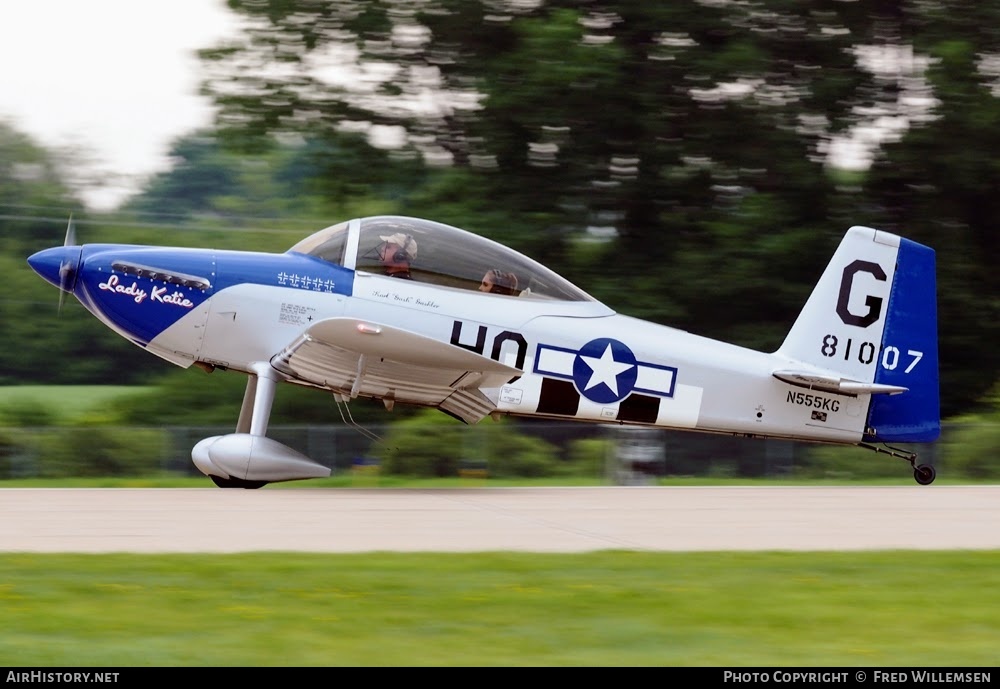 Aircraft Photo of N555KG | Van's RV-8 | AirHistory.net #768871