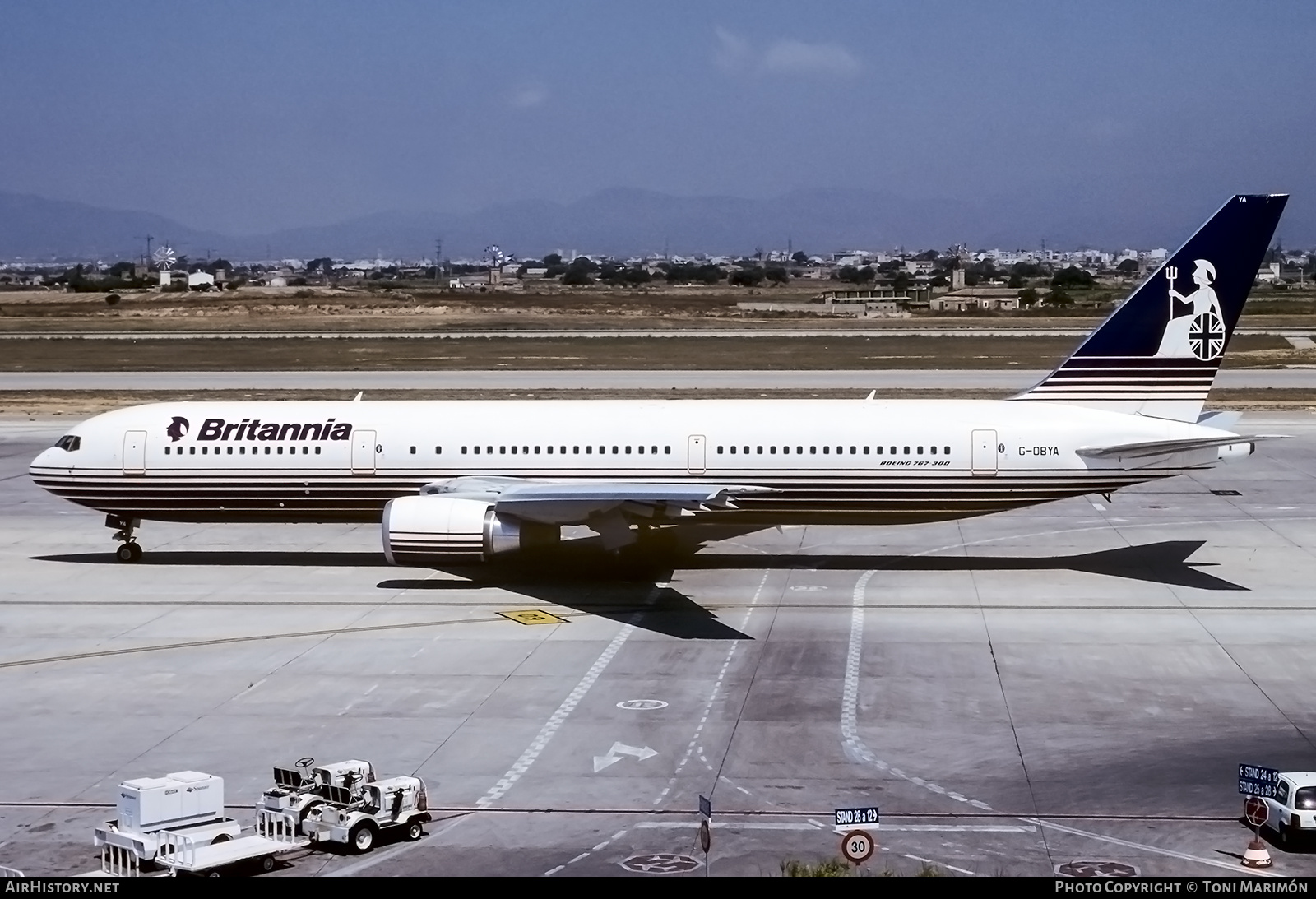 Aircraft Photo of G-OBYA | Boeing 767-304/ER | Britannia Airways | AirHistory.net #768881