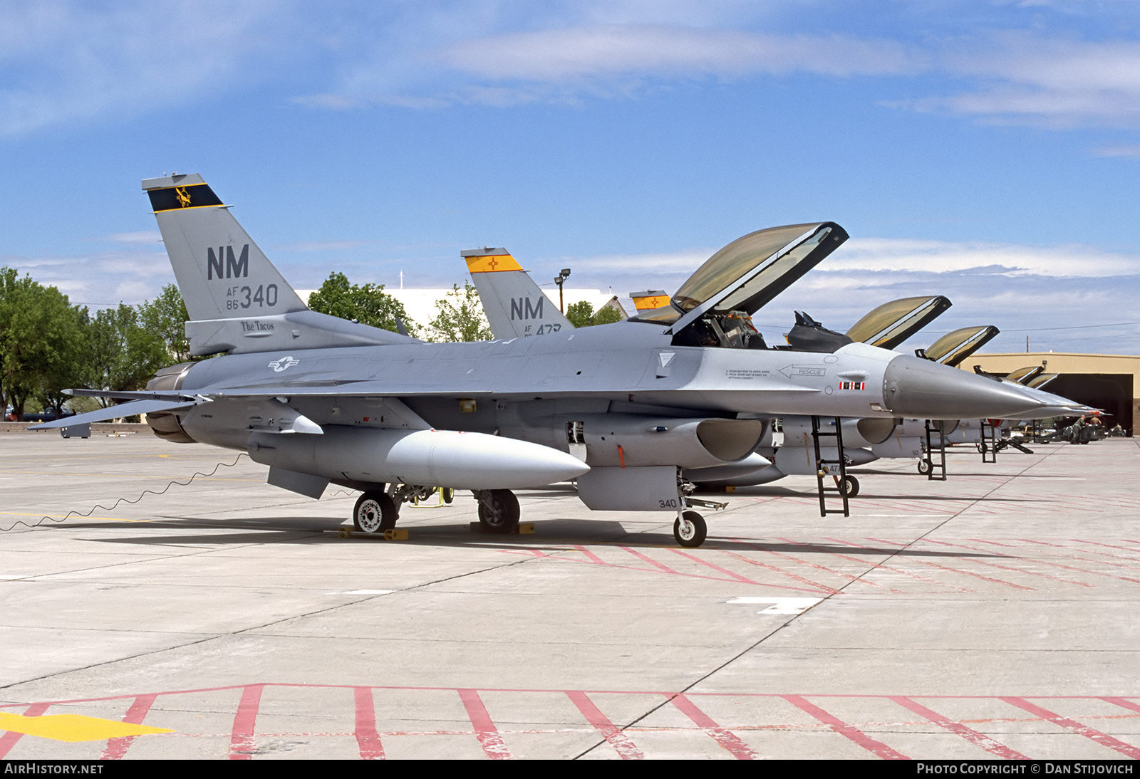 Aircraft Photo of 86-0340 / AF86-340 | General Dynamics F-16C Fighting Falcon | USA - Air Force | AirHistory.net #768891