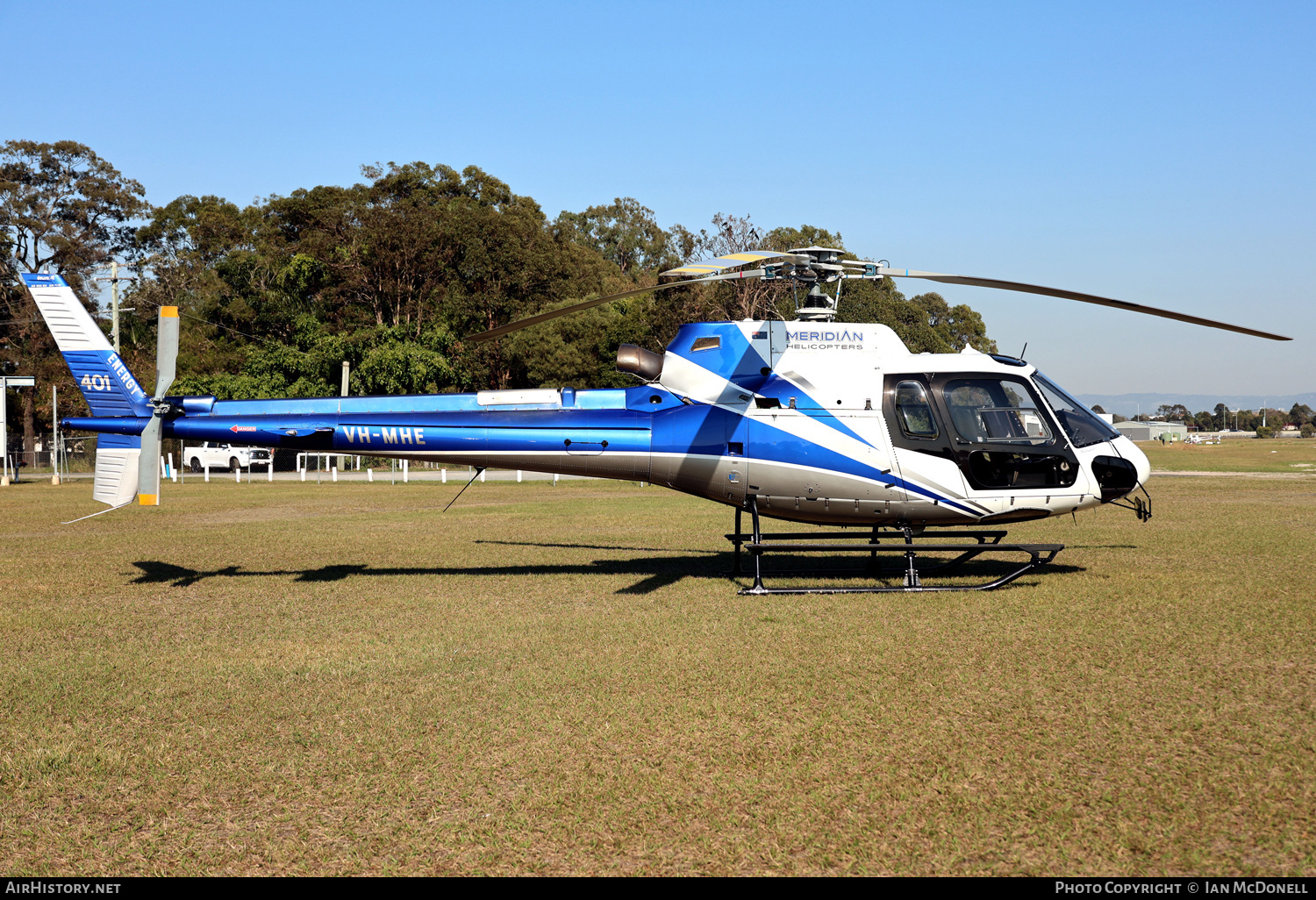 Aircraft Photo of VH-MHE | Aerospatiale AS-350B-2 Ecureuil | Meridian Helicopters | AirHistory.net #768916
