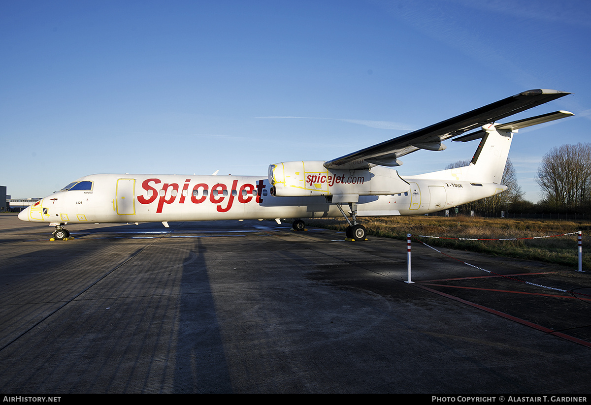 Aircraft Photo of 2-TSUX | Bombardier DHC-8-402 Dash 8 | SpiceJet | AirHistory.net #768919
