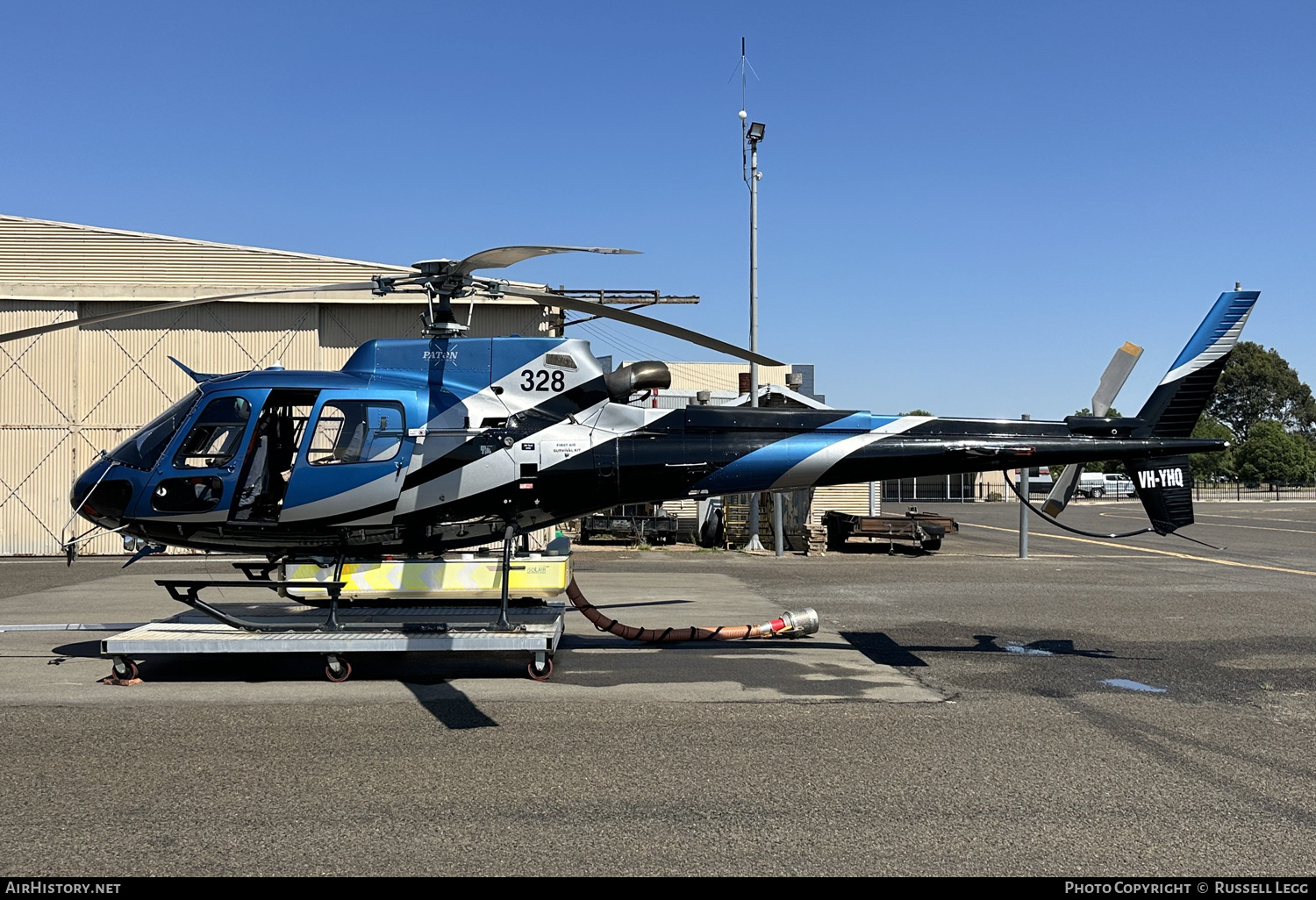 Aircraft Photo of VH-YHQ | American Eurocopter AS350B3 | Paton Air Helicopters | AirHistory.net #768923