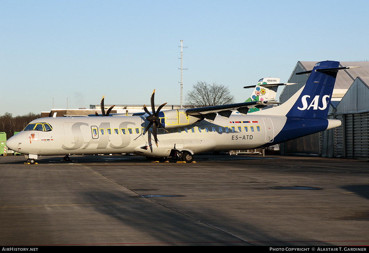 Aircraft Photo of ES-ATD | ATR ATR-72-600 (ATR-72-212A) | Scandinavian Airlines - SAS | AirHistory.net #768930