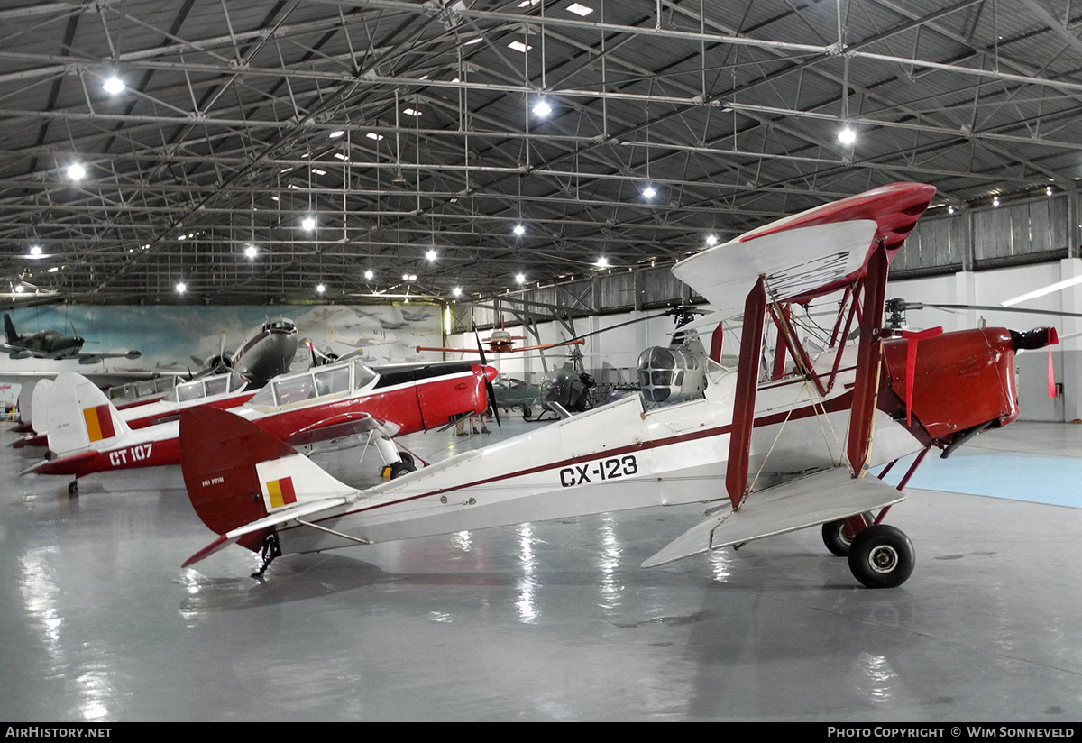 Aircraft Photo of CX-123 | De Havilland D.H. 82A Tiger Moth | Ceylon - Air Force | AirHistory.net #768956