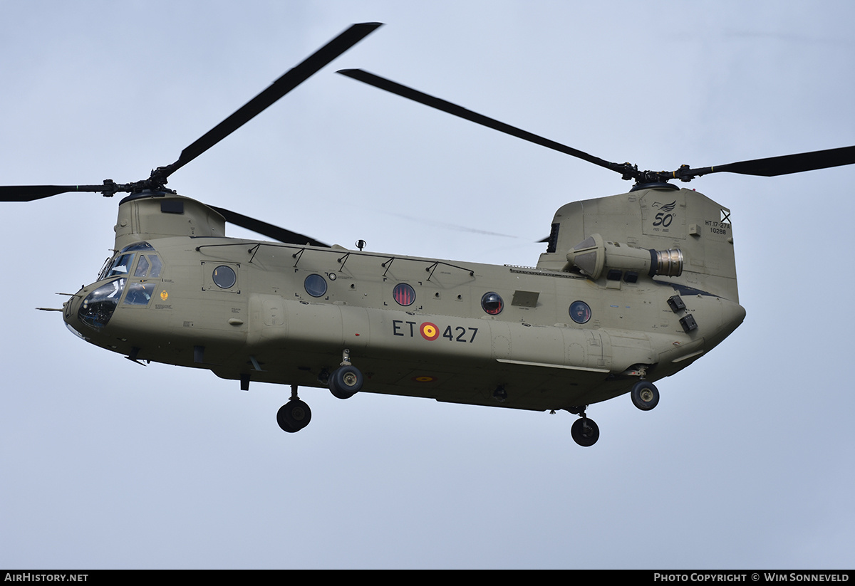 Aircraft Photo of HT.17-27A / 10288 | Boeing CH-47F Chinook (414) | Spain - Army | AirHistory.net #768966