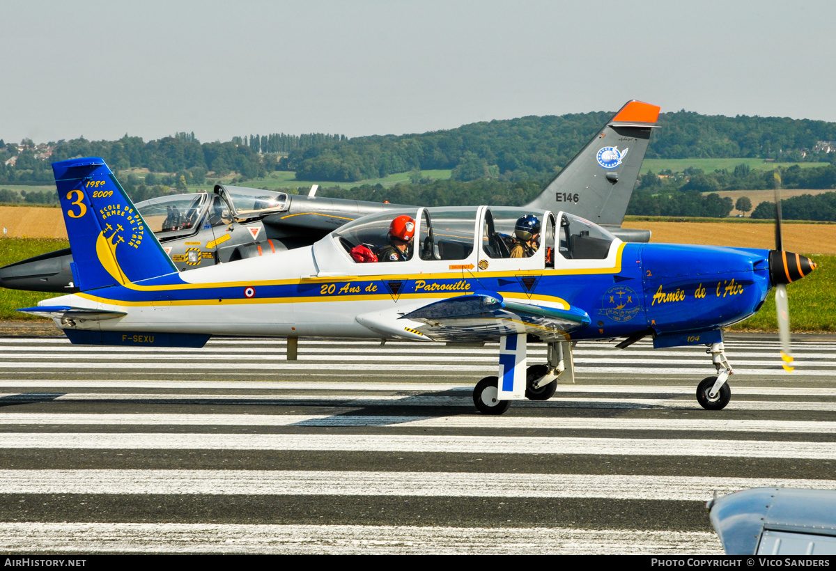 Aircraft Photo of 104 | Socata TB-30 Epsilon | France - Air Force | AirHistory.net #768971