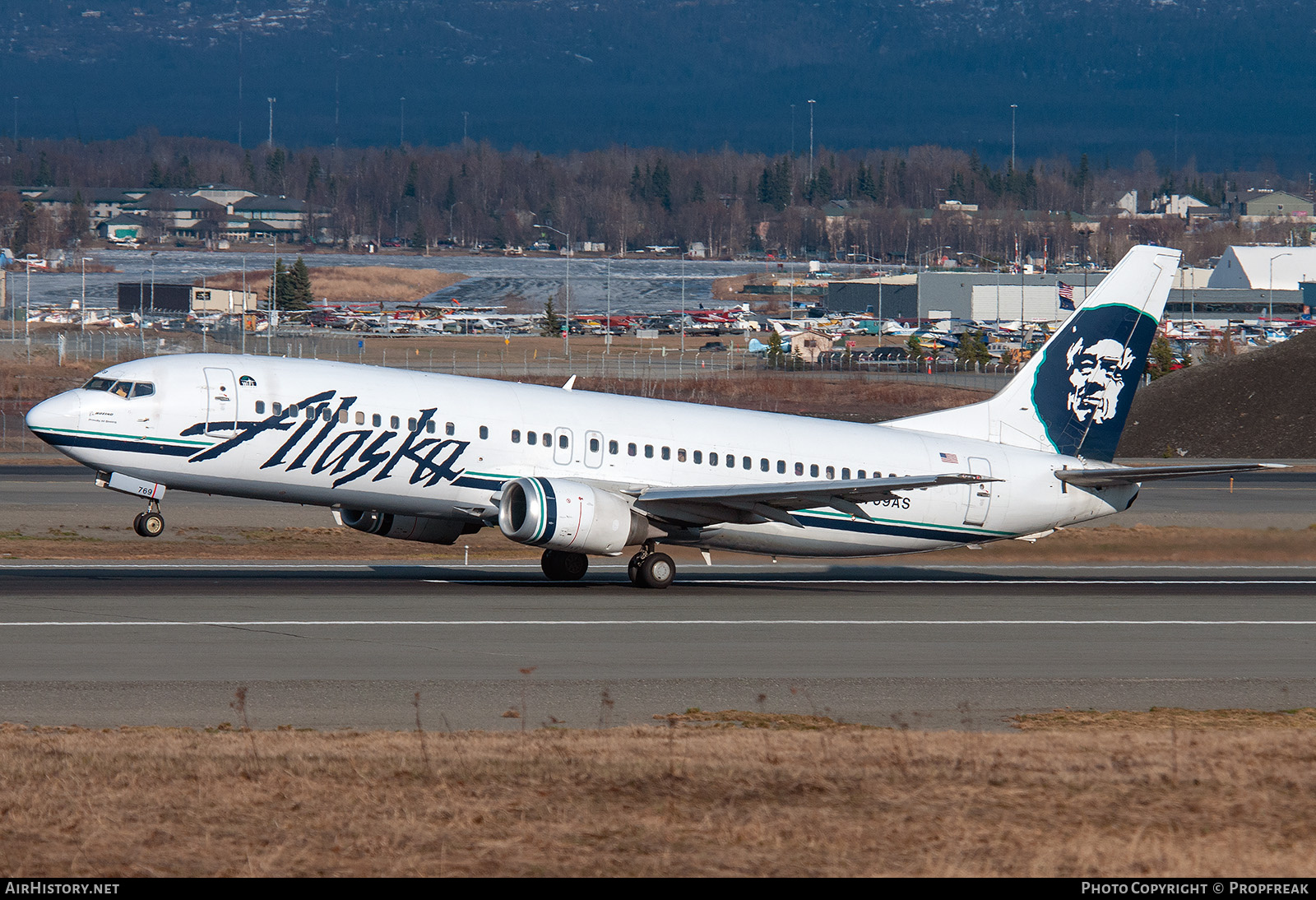 Aircraft Photo of N769AS | Boeing 737-4Q8 | Alaska Airlines | AirHistory.net #768981