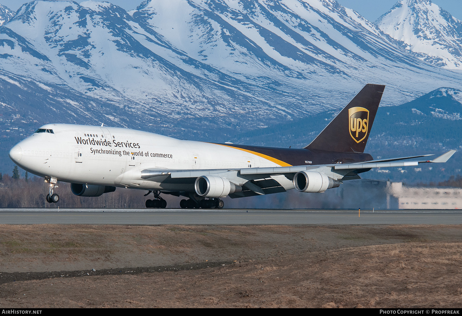Aircraft Photo of N578UP | Boeing 747-45E(BCF) | United Parcel Service - UPS | AirHistory.net #768986