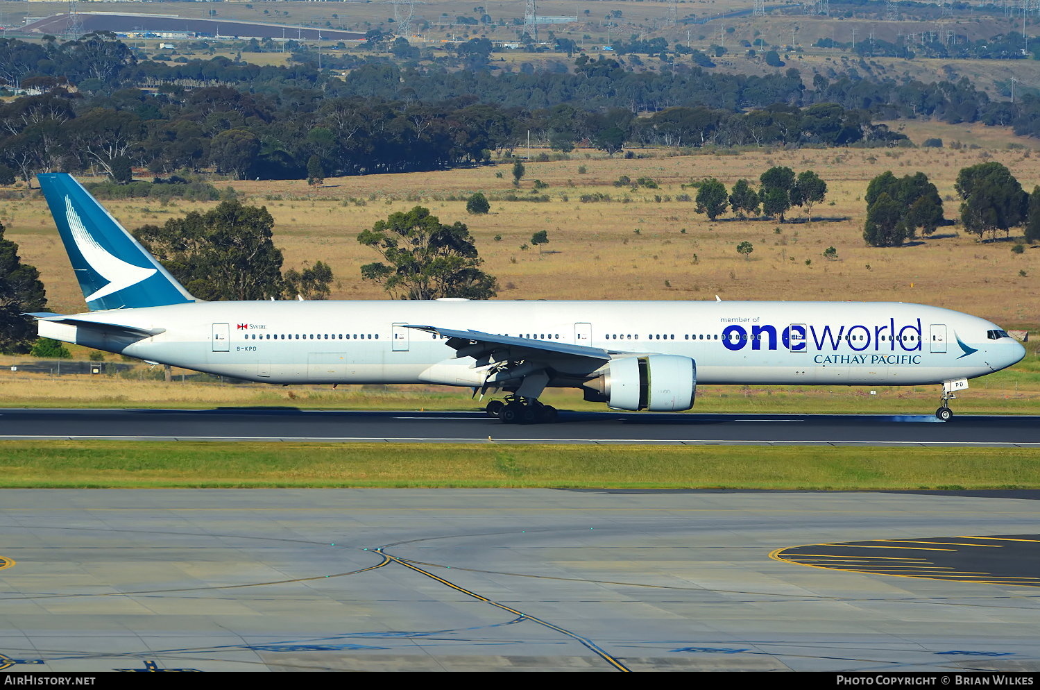 Aircraft Photo of B-KPD | Boeing 777-367/ER | Cathay Pacific Airways | AirHistory.net #769005