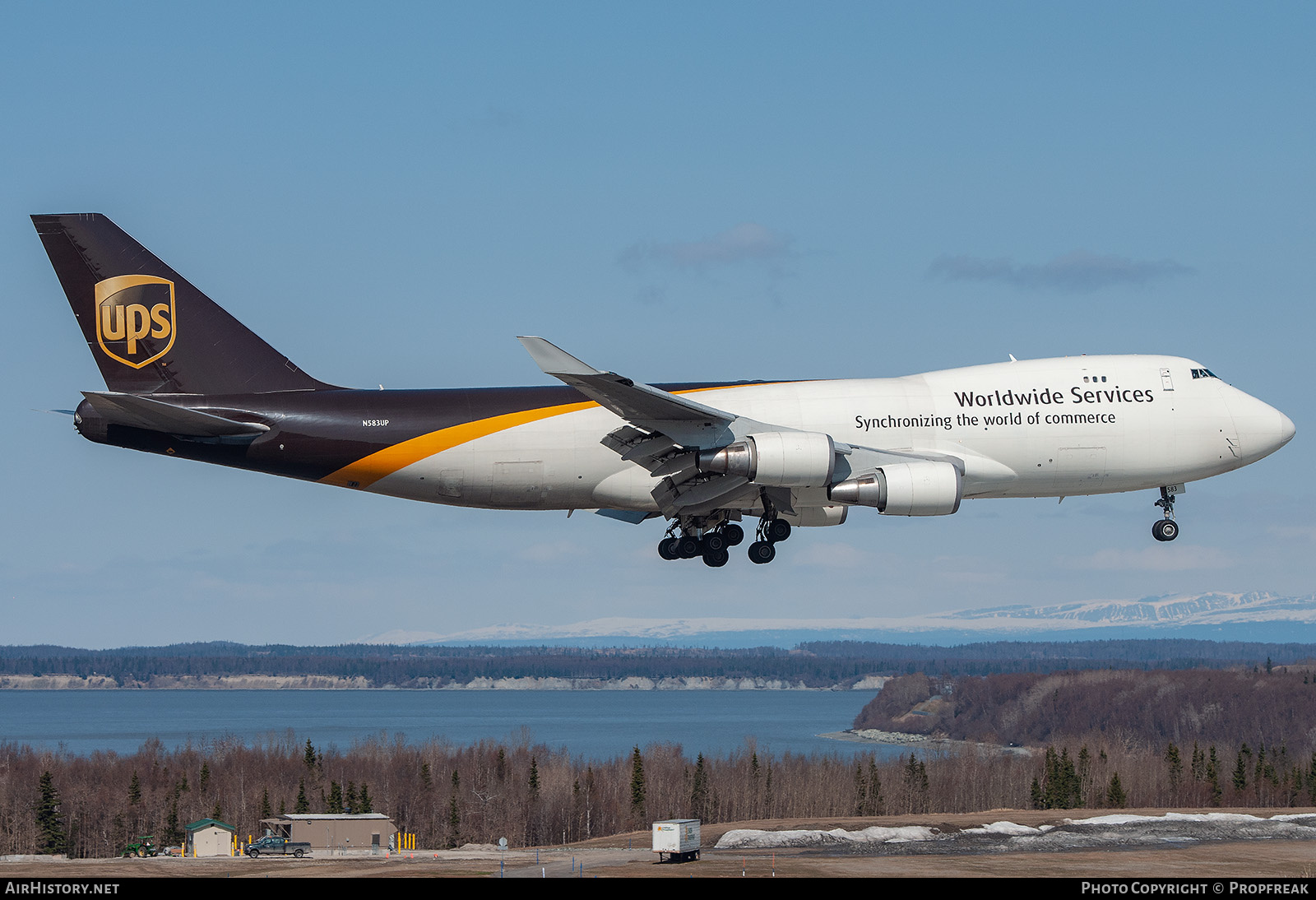 Aircraft Photo of N583UP | Boeing 747-4R7F/SCD | United Parcel Service - UPS | AirHistory.net #769046