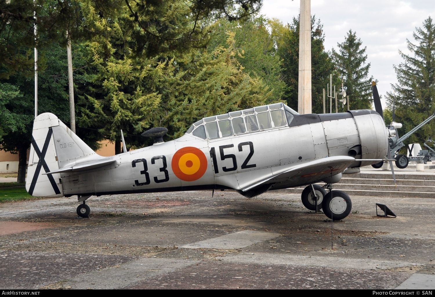 Aircraft Photo of C6-152 | North American SNJ-5 Texan | Spain - Air Force | AirHistory.net #769066