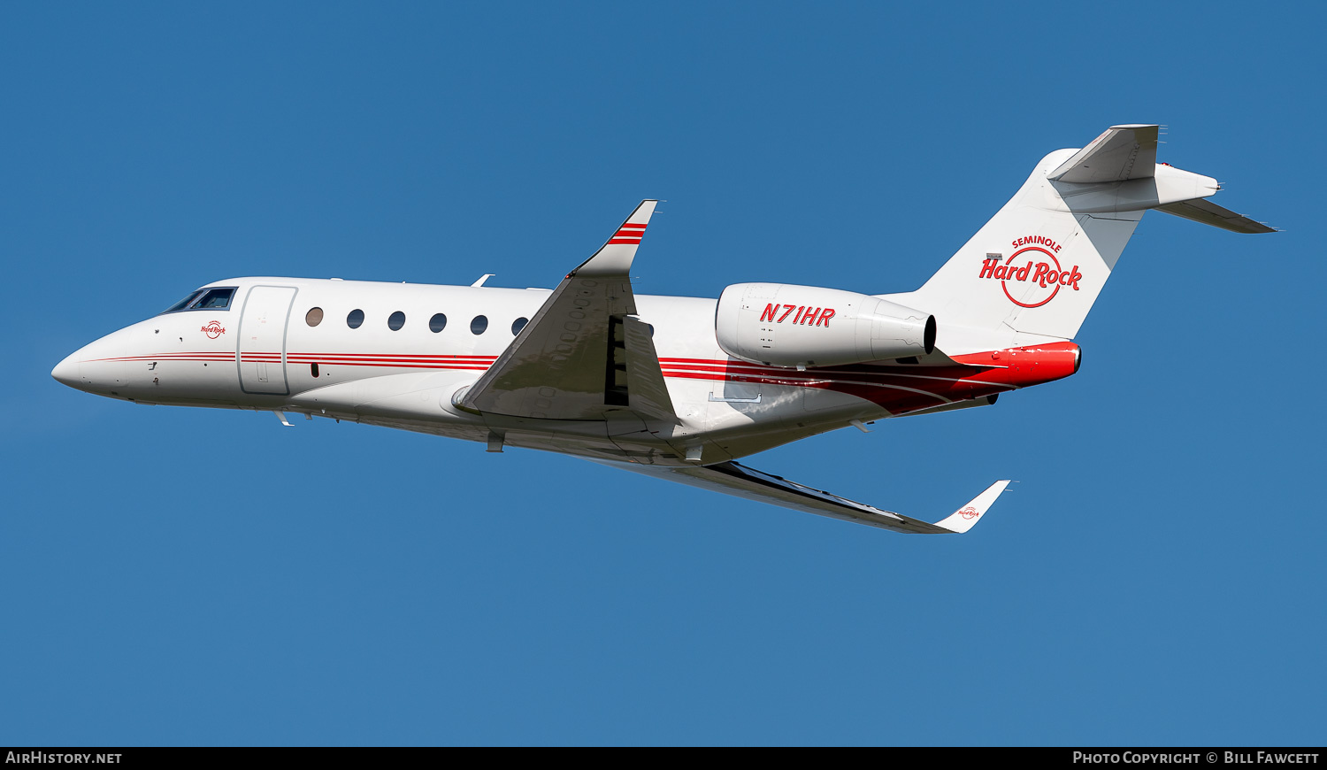 Aircraft Photo of N71HR | Gulfstream Aerospace G280 | Seminole Hard Rock Hotel & Casino | AirHistory.net #769073