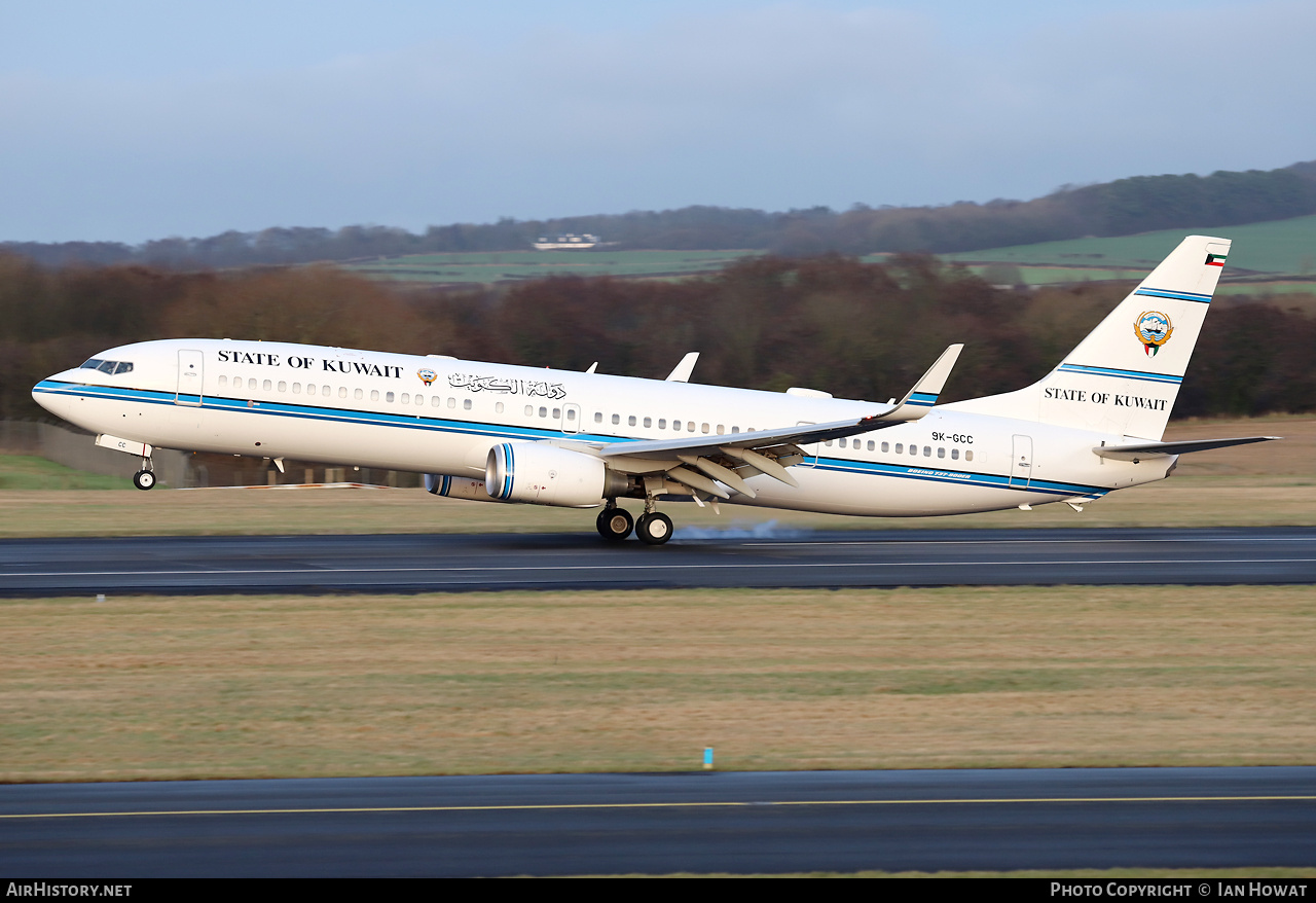 Aircraft Photo of 9K-GCC | Boeing 737-9BQ/ER BBJ3 | State of Kuwait | AirHistory.net #769095