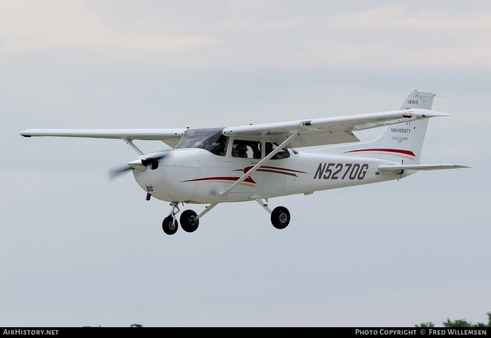 Aircraft Photo of N5270G | Cessna 172S Skyhawk | Lewis University Flyers | AirHistory.net #769103