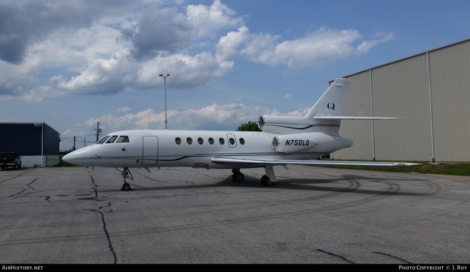 Aircraft Photo of N750LQ | Dassault Falcon 50 | Quintanilla Management Company | AirHistory.net #769163