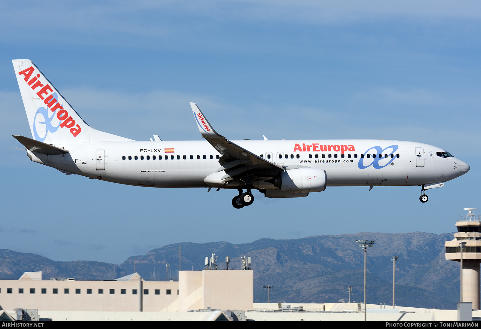 Aircraft Photo of EC-LXV | Boeing 737-85P | Air Europa | AirHistory.net #769189