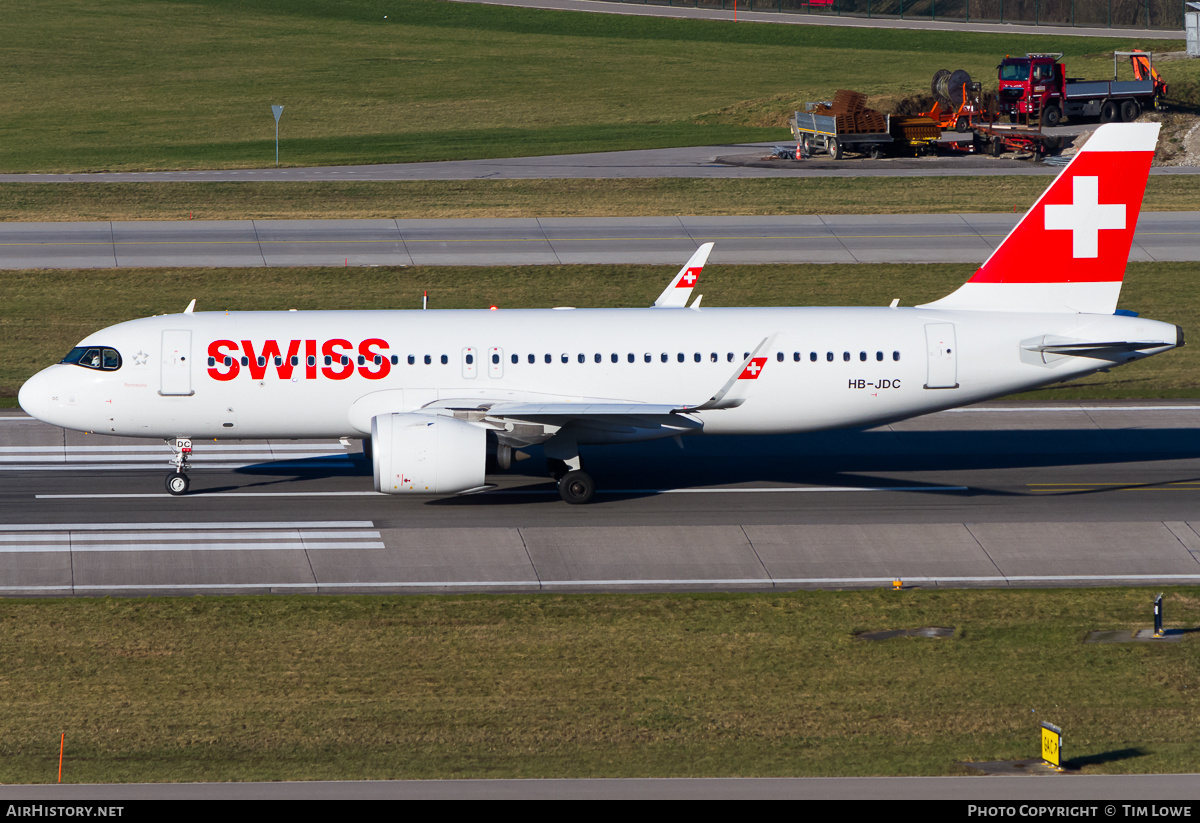 Aircraft Photo of HB-JDC | Airbus A320-271N | Swiss International Air Lines | AirHistory.net #769255