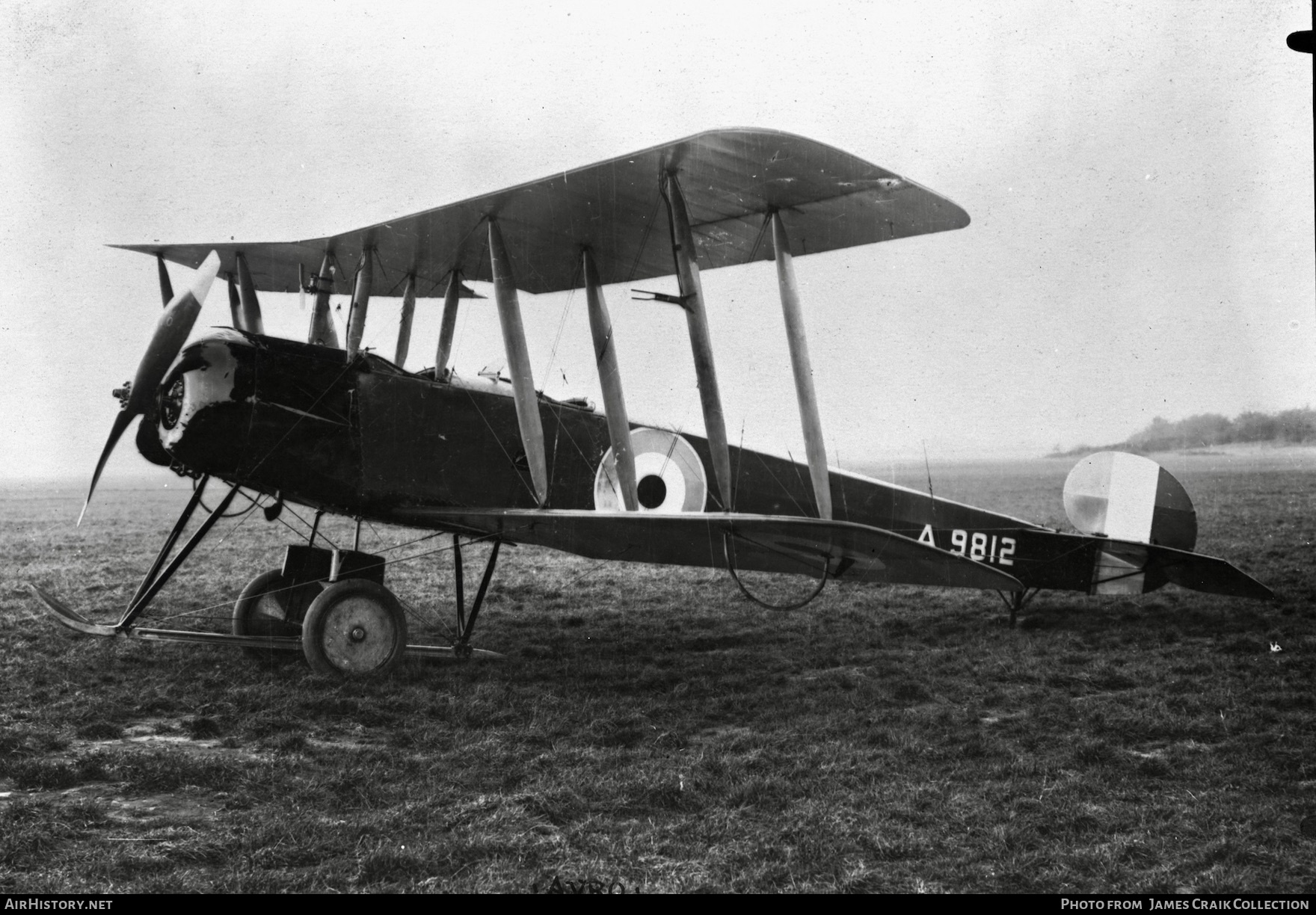 Aircraft Photo of A9812 | Avro 504 | UK - Air Force | AirHistory.net #769281