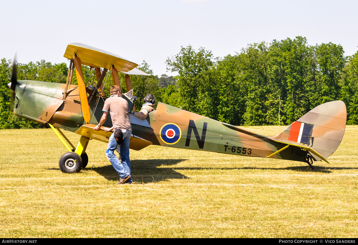 Aircraft Photo of F-AZEI / T6553 | De Havilland D.H. 82A Tiger Moth II | UK - Air Force | AirHistory.net #769335