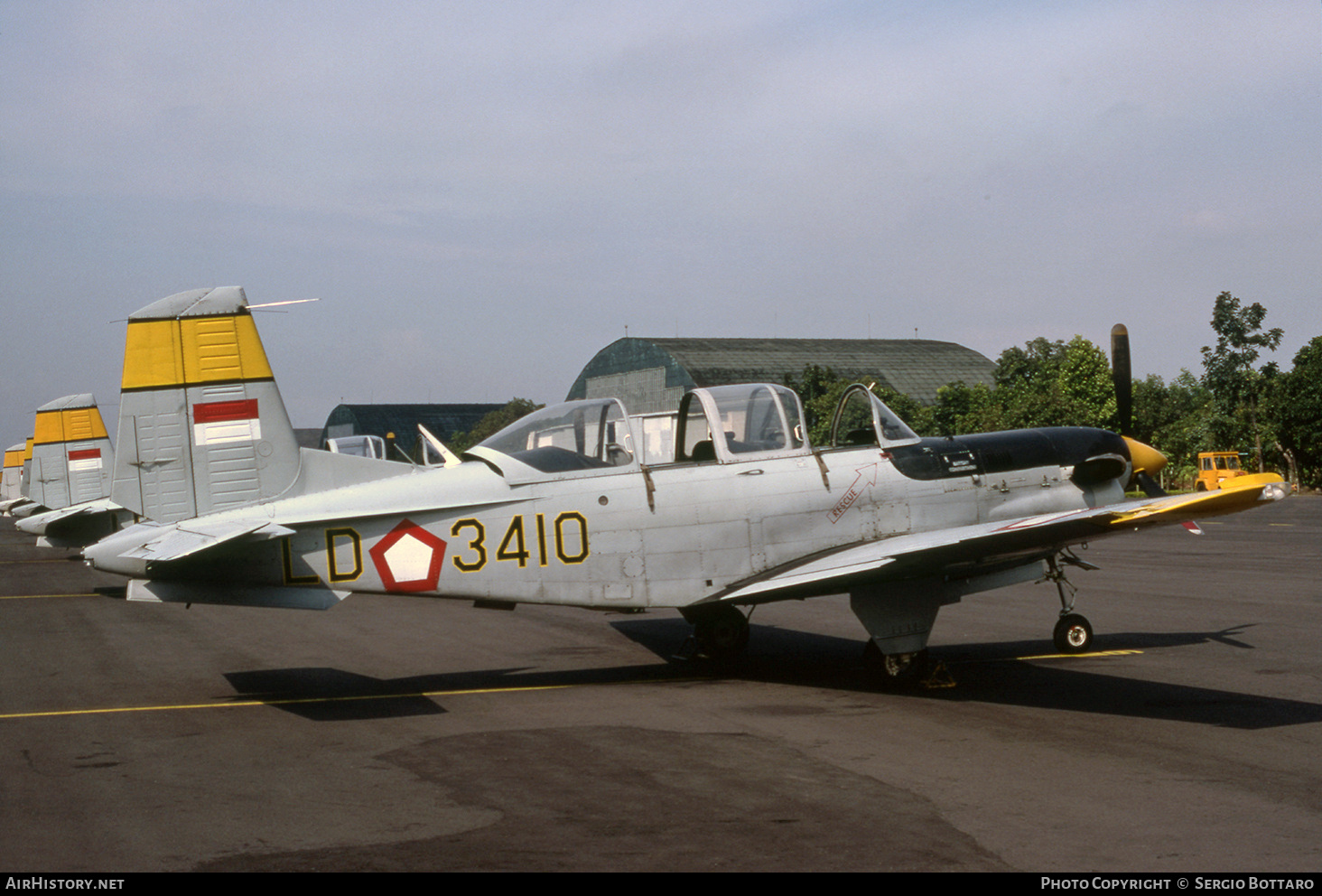 Aircraft Photo of LD-3410 | Beech T-34C-1 Turbo Mentor | Indonesia - Air Force | AirHistory.net #769347