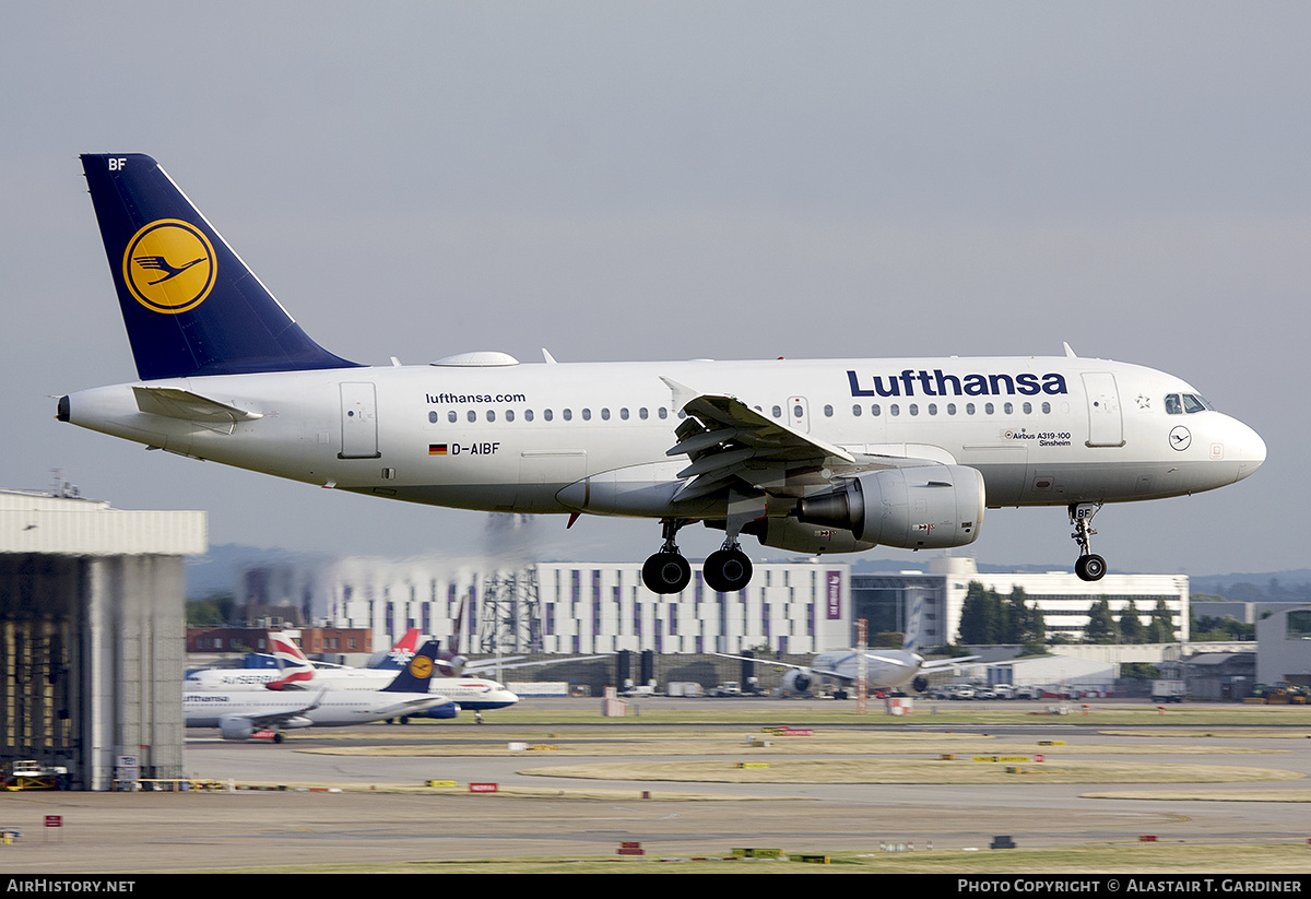 Aircraft Photo of D-AIBF | Airbus A319-112 | Lufthansa | AirHistory.net #769348