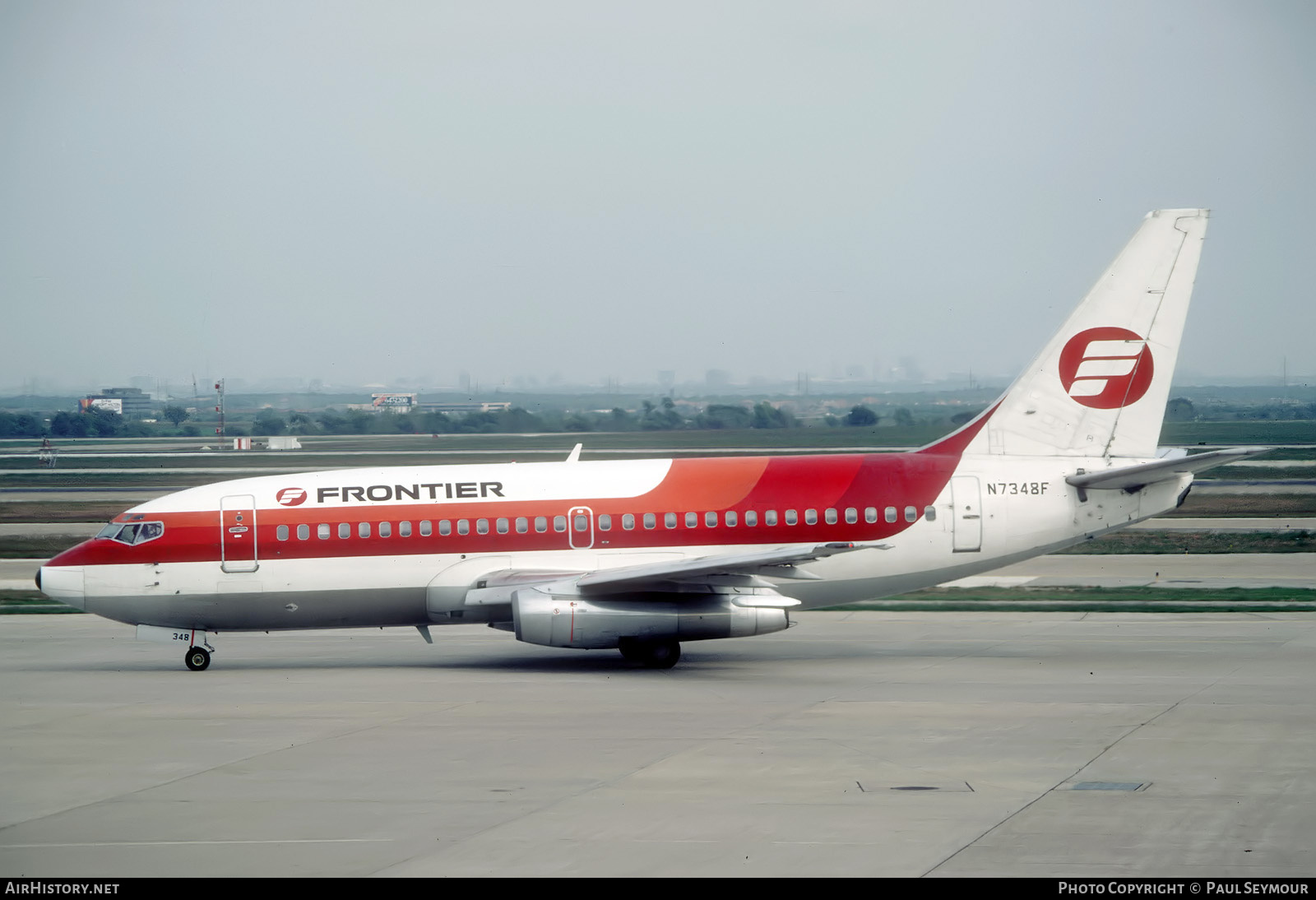 Aircraft Photo of N7348F | Boeing 737-291/Adv | Frontier Airlines | AirHistory.net #769373