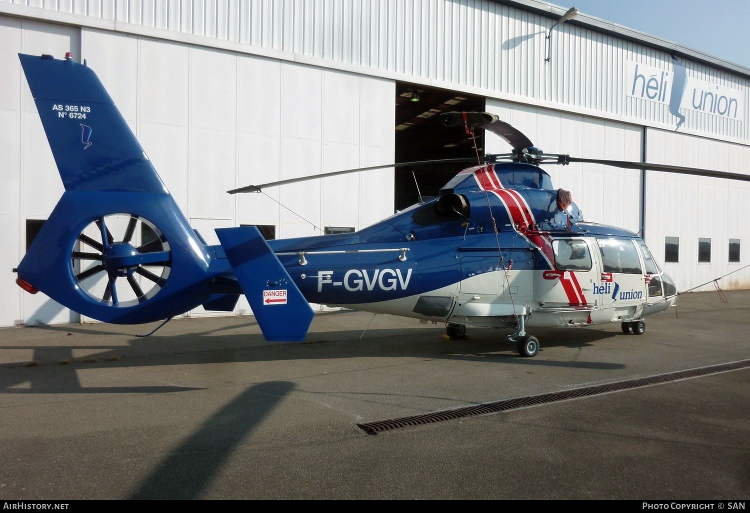 Aircraft Photo of F-GVGV | Eurocopter AS-365N-3 Dauphin 2 | Héli-Union | AirHistory.net #769374