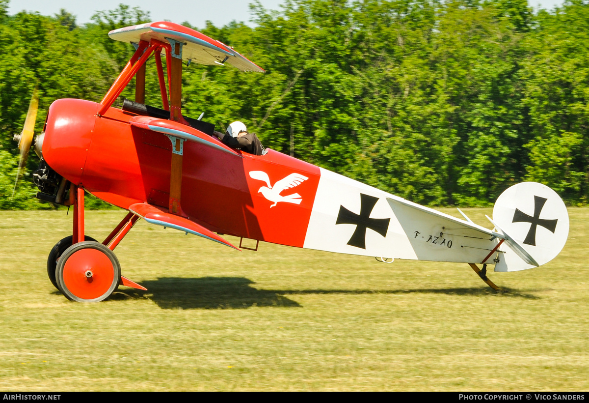 Aircraft Photo of F-AZAQ | Fokker Dr.1 (replica) | AirHistory.net #769523