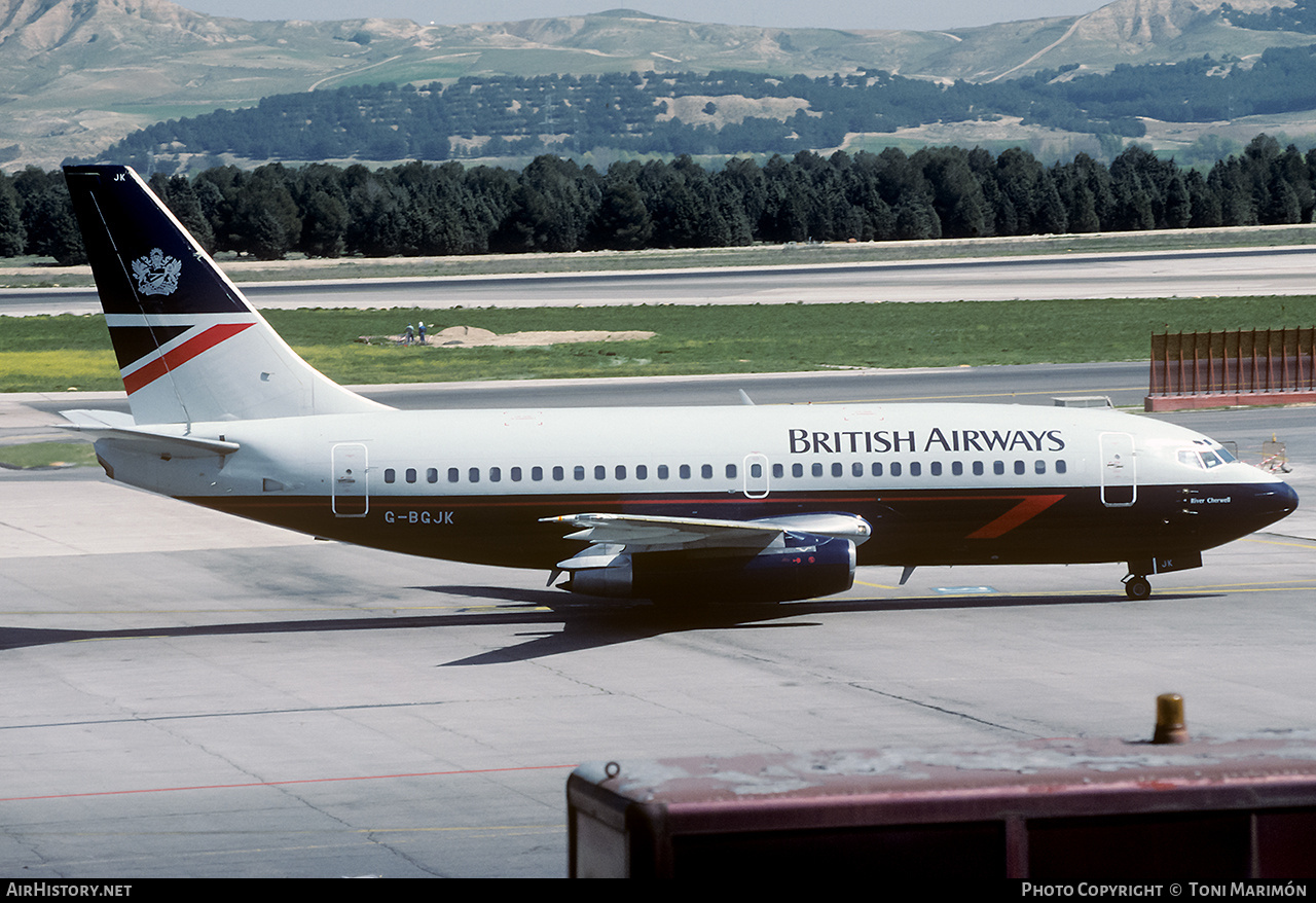 Aircraft Photo of G-BGJK | Boeing 737-236/Adv | British Airways | AirHistory.net #769591