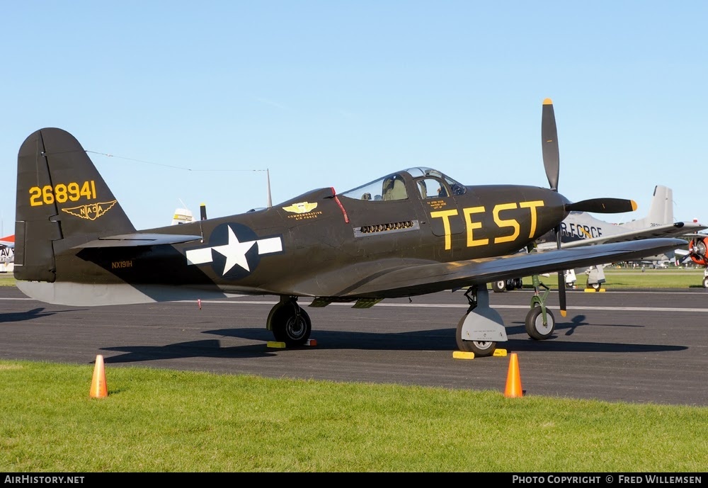 Aircraft Photo of N191H / NX191H / 268941 | Bell P-63A Kingcobra | Commemorative Air Force | NACA - National Advisory Committee for Aeronautics | AirHistory.net #769632