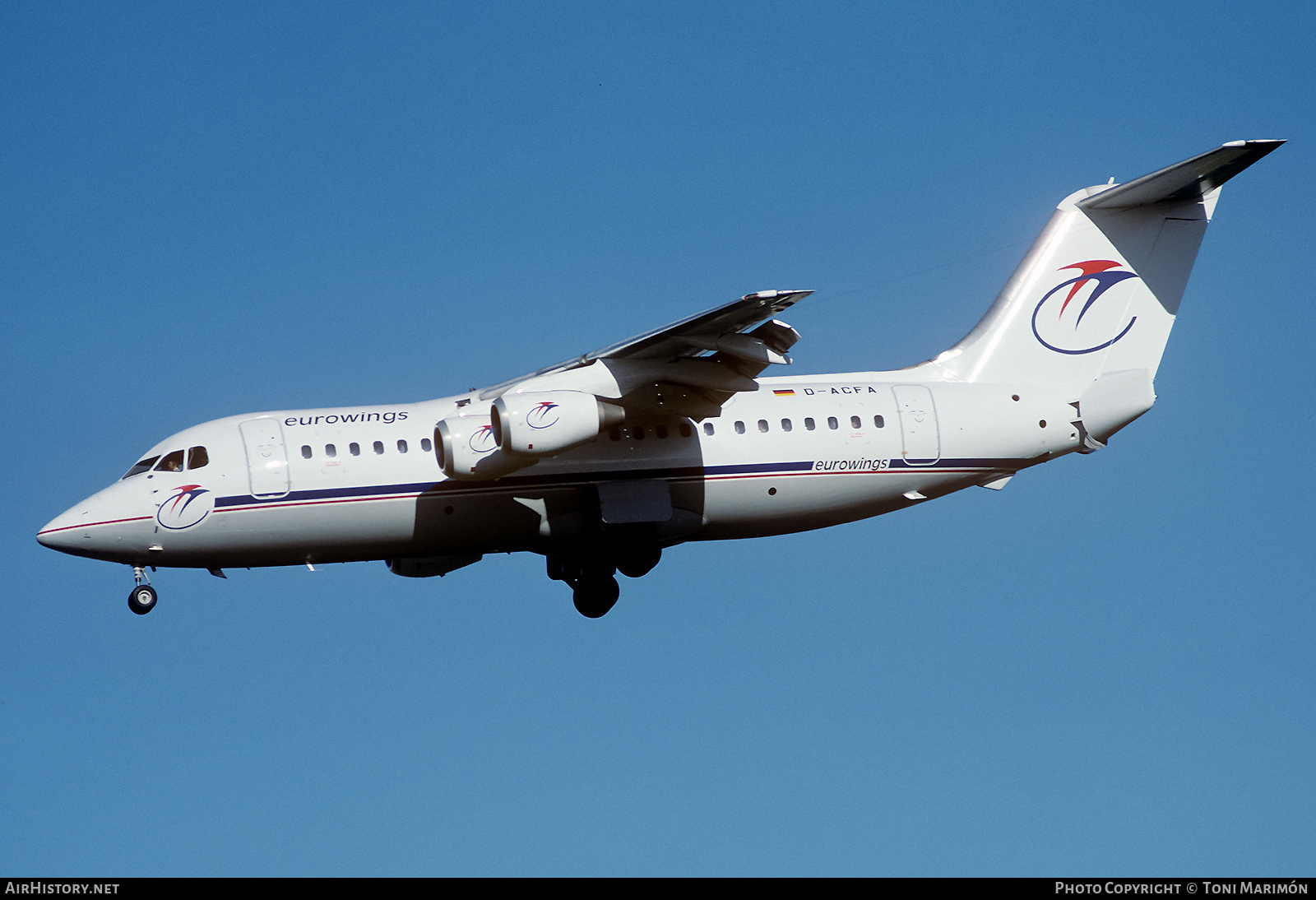 Aircraft Photo of D-ACFA | British Aerospace BAe-146-200 | Eurowings | AirHistory.net #769634