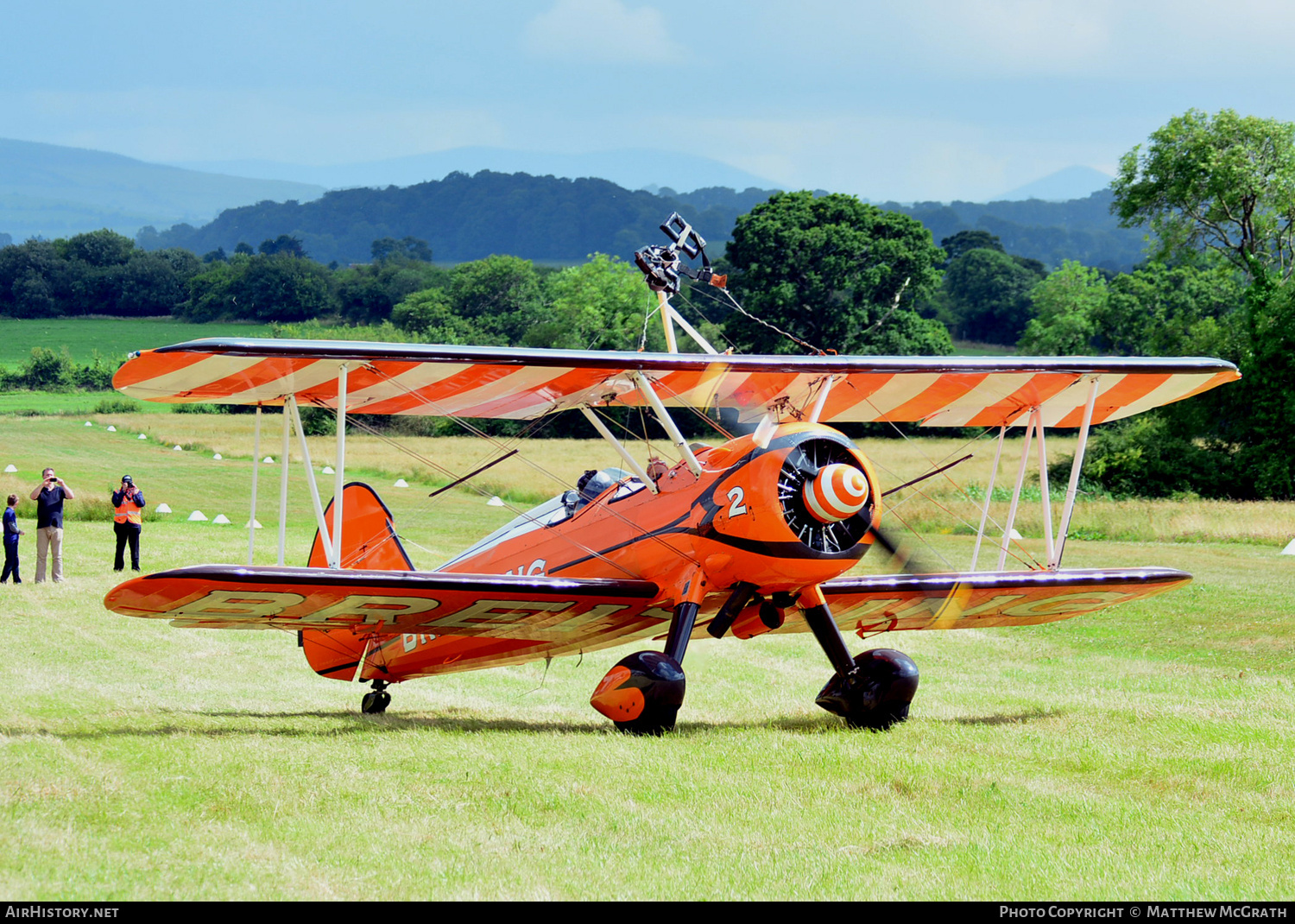 Aircraft Photo of N74189 | Boeing PT-17/R985 Kaydet (A75N1) | Breitling | AirHistory.net #769640