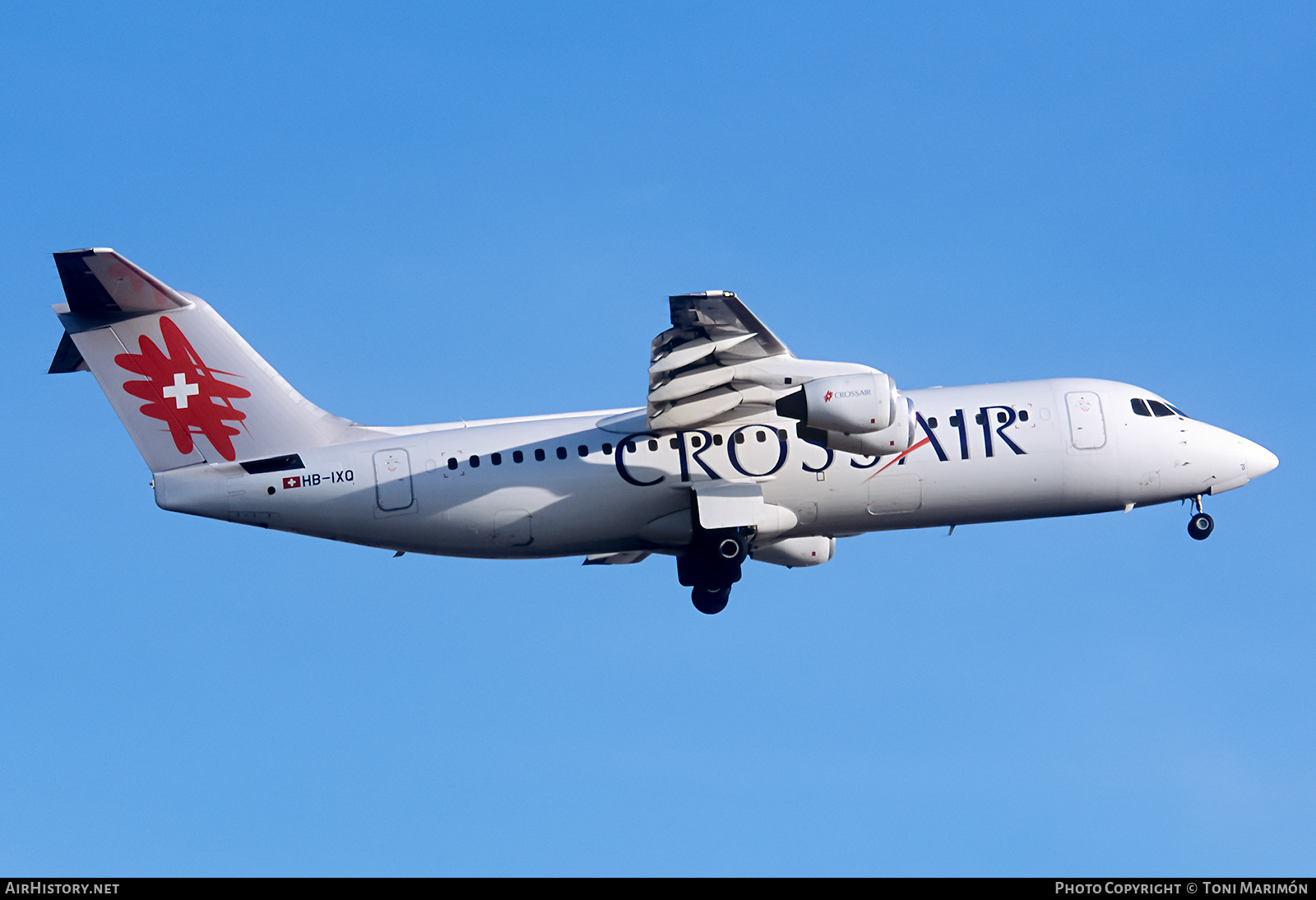 Aircraft Photo of HB-IXQ | British Aerospace Avro 146-RJ100 | Crossair | AirHistory.net #769641