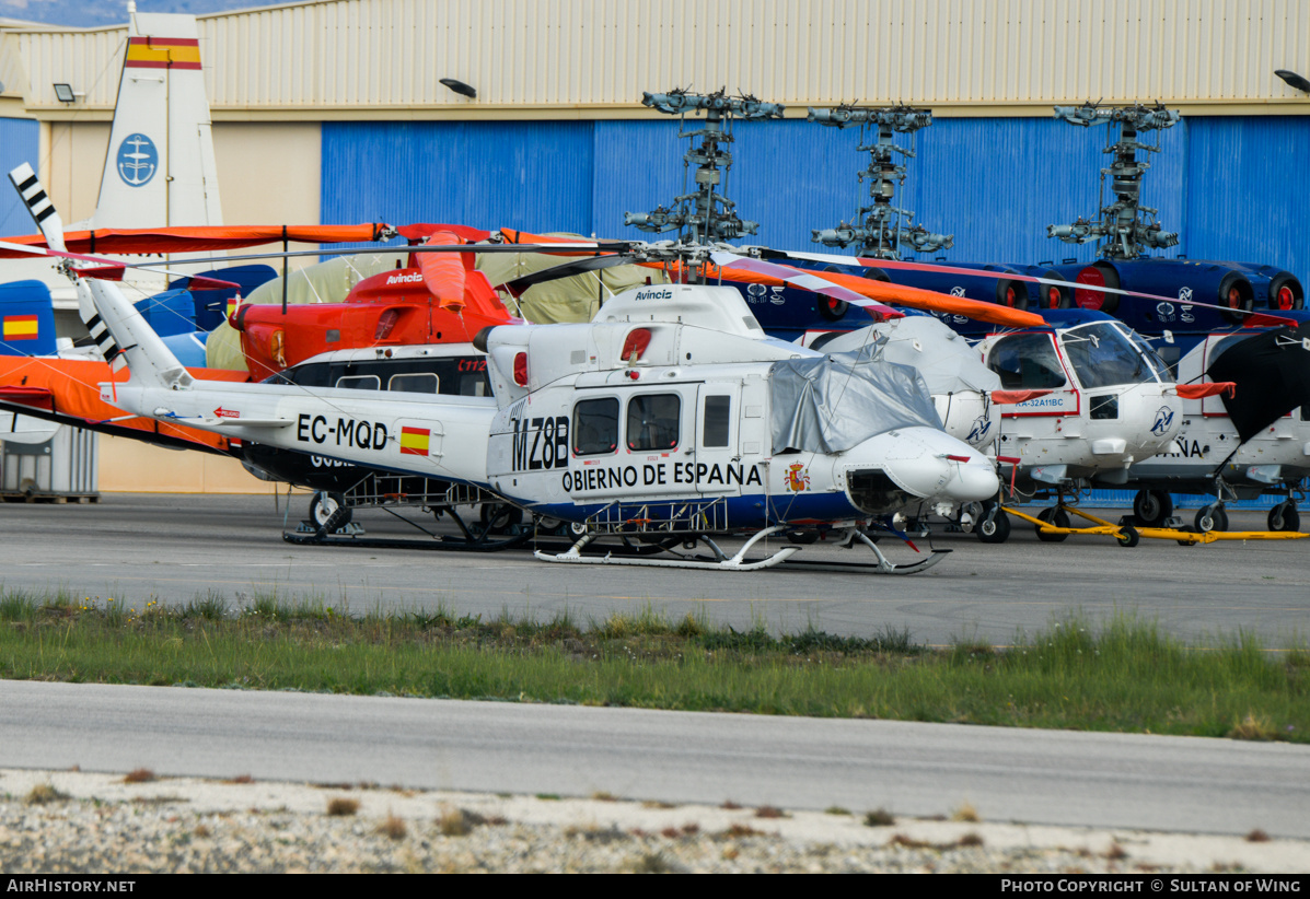 Aircraft Photo of EC-MQD | Bell 412HP | Gobierno de España | AirHistory.net #769677