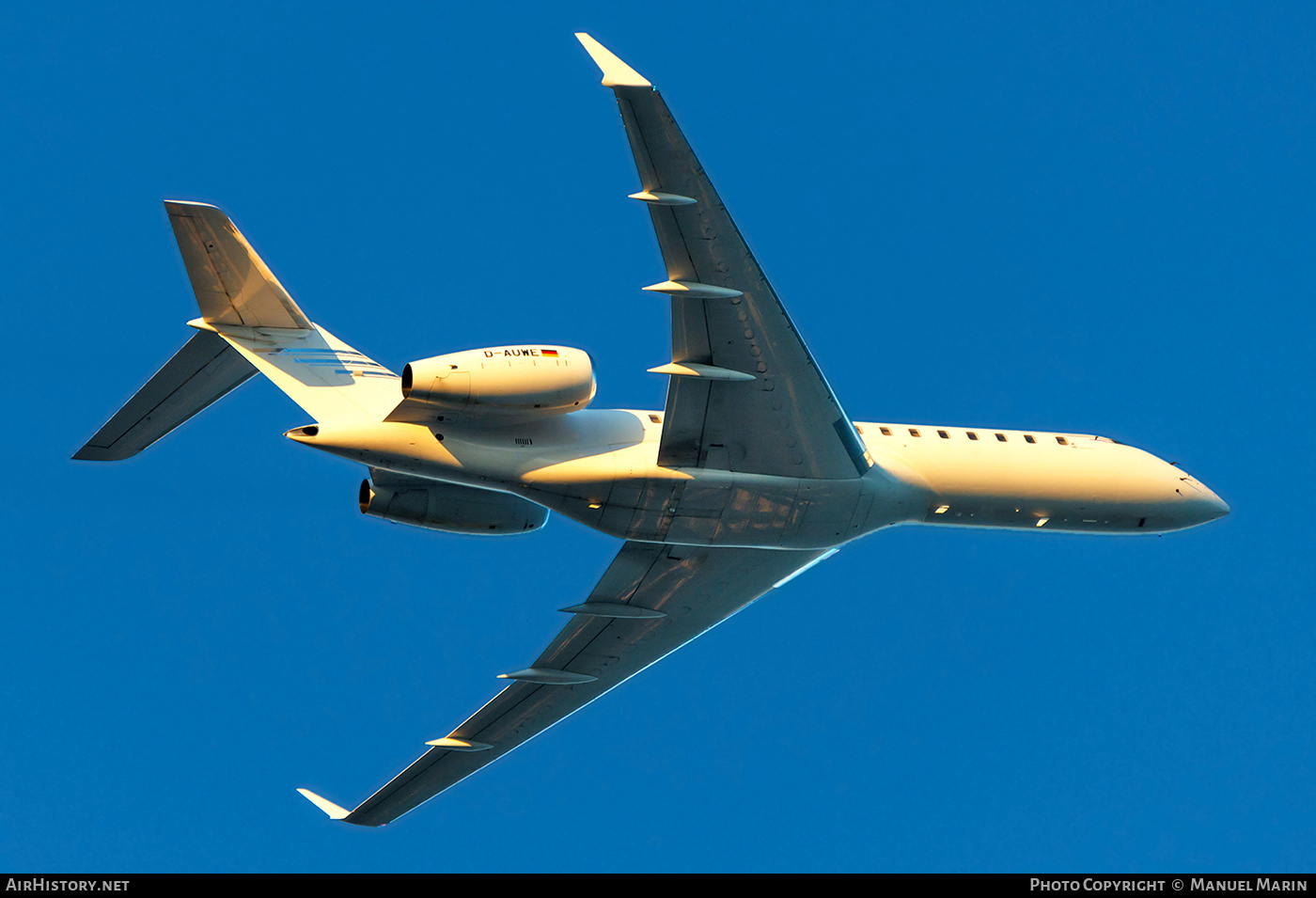 Aircraft Photo of D-AUWE | Bombardier Global Express (BD-700-1A10) | FAI Aviation Group | AirHistory.net #769699