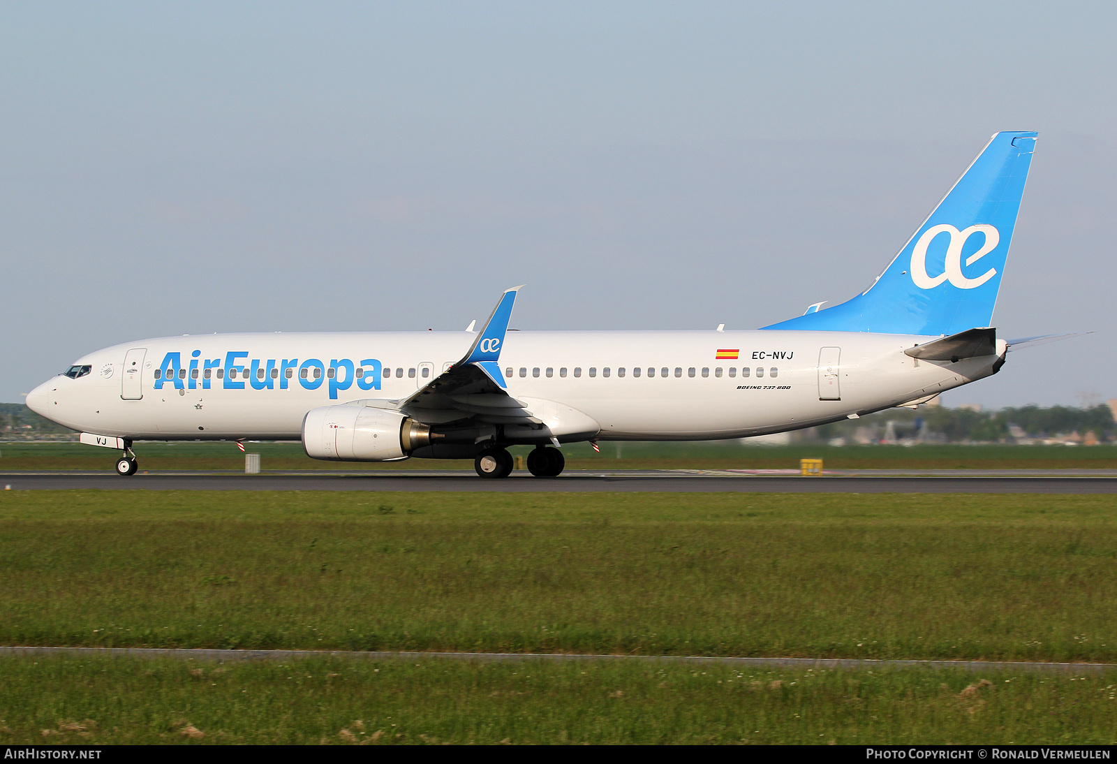 Aircraft Photo of EC-NVJ | Boeing 737-8K5 | Air Europa | AirHistory.net #769751