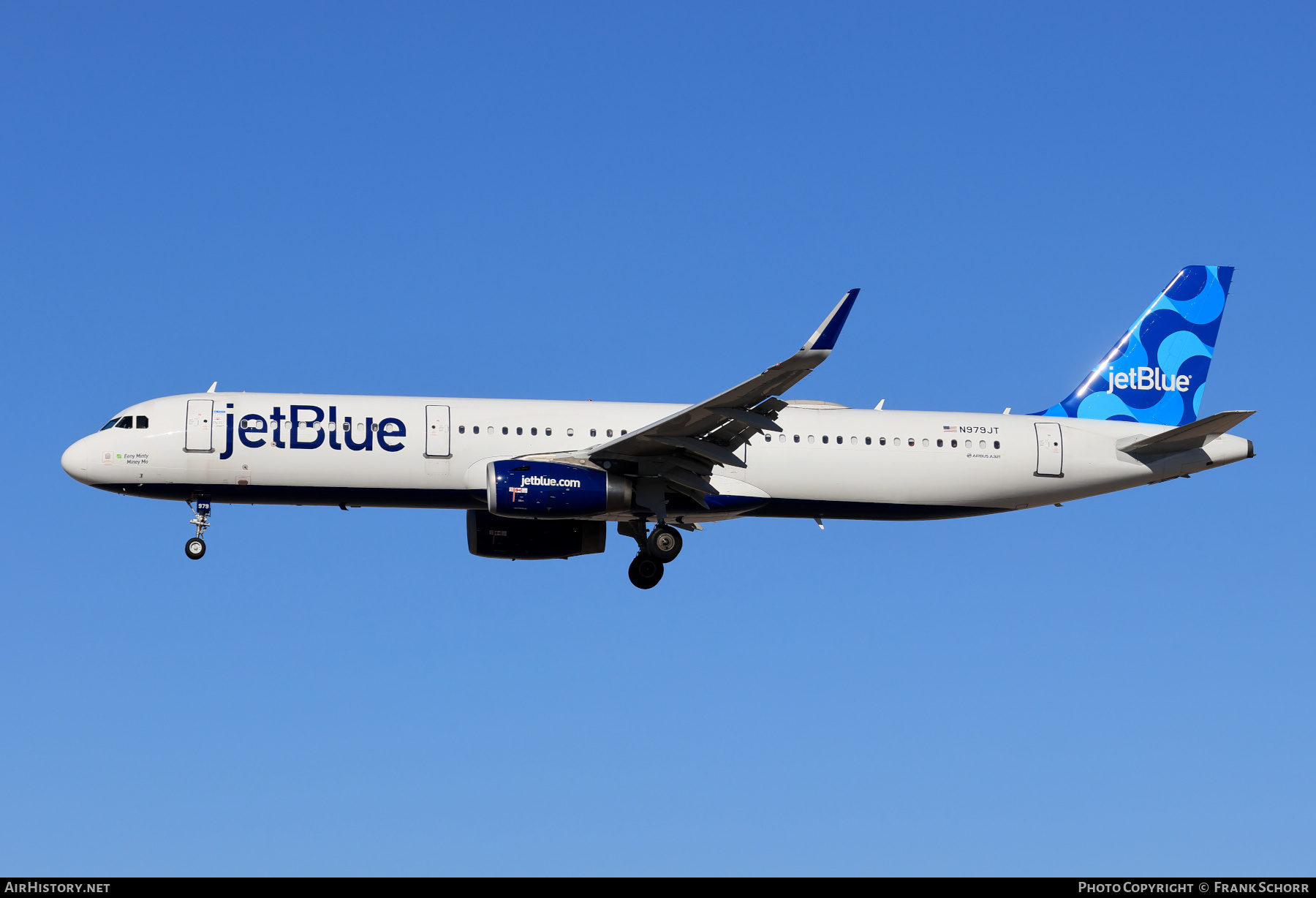 Aircraft Photo of N979JT | Airbus A321-231 | JetBlue Airways | AirHistory.net #769767