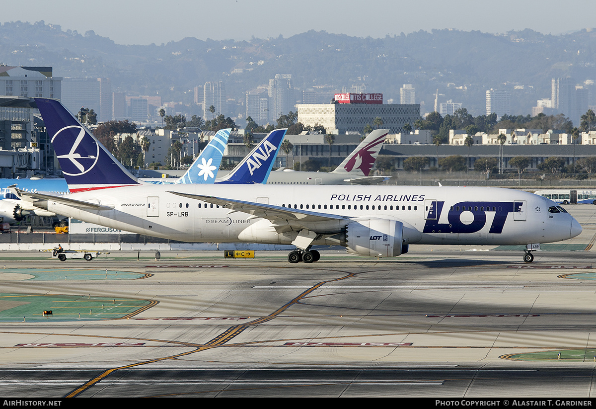 Aircraft Photo of SP-LRB | Boeing 787-8 Dreamliner | LOT Polish Airlines - Polskie Linie Lotnicze | AirHistory.net #769793
