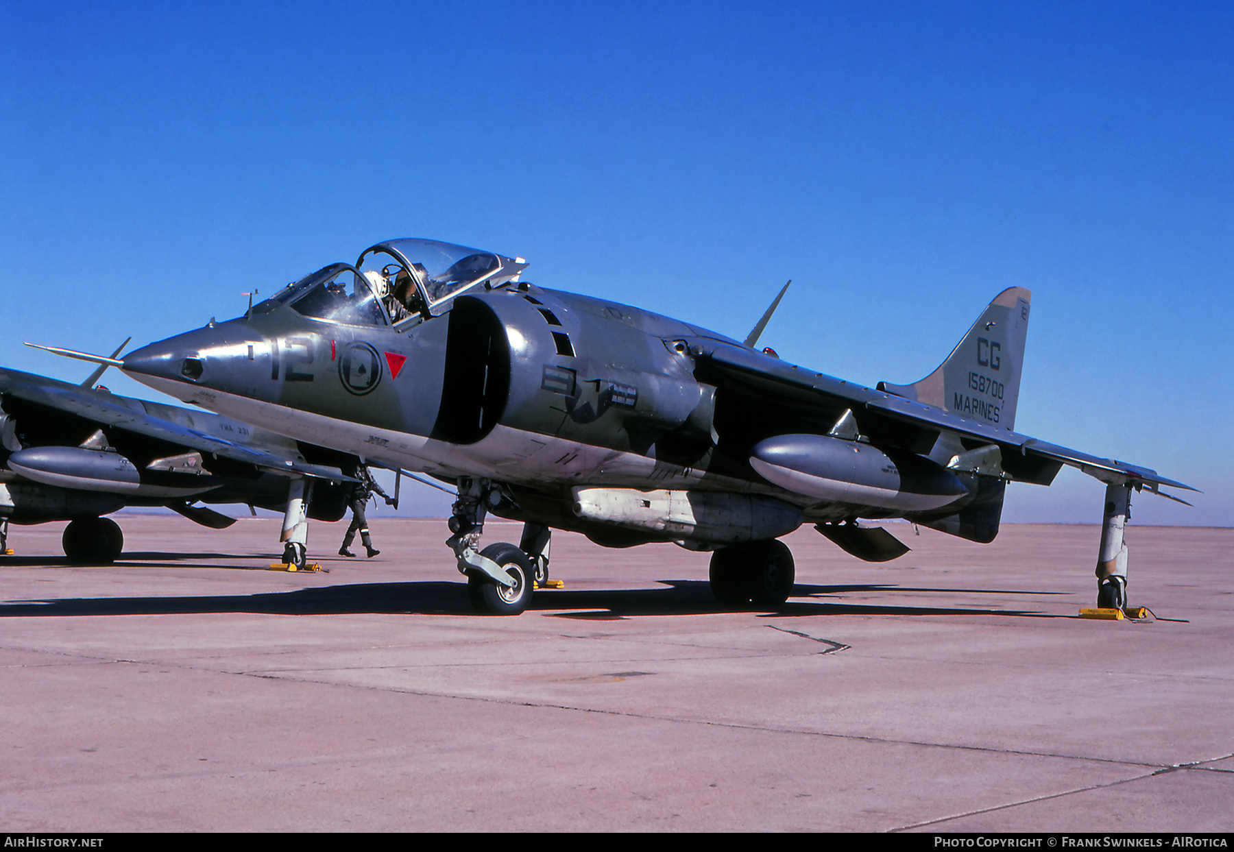 Aircraft Photo of 158700 | Hawker Siddeley AV-8C Harrier | USA - Marines | AirHistory.net #769834
