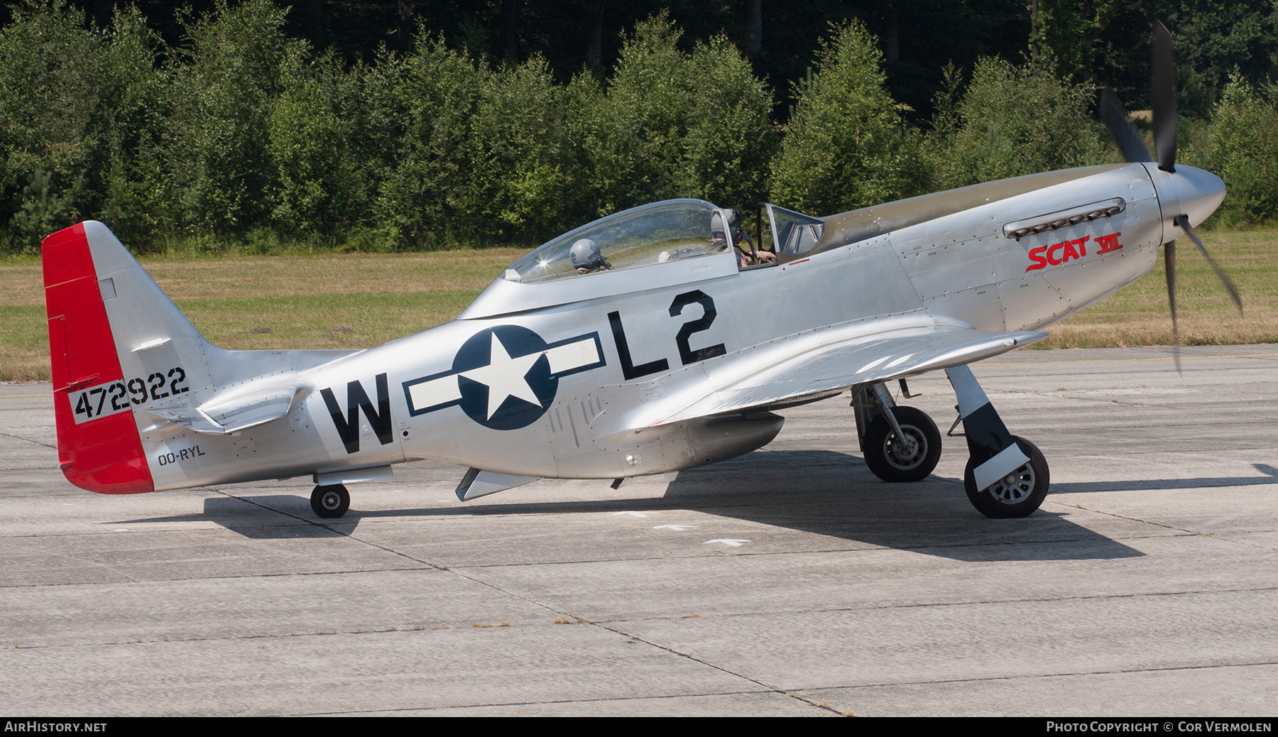 Aircraft Photo of OO-RYL / 472922 | North American TF-51D Mustang | USA - Air Force | AirHistory.net #769856