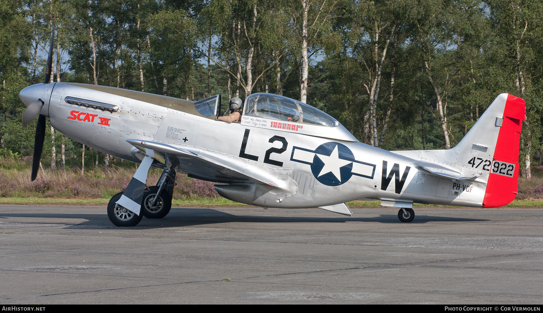 Aircraft Photo of PH-VDF / 472922 | North American TF-51D Mustang | USA - Air Force | AirHistory.net #769857