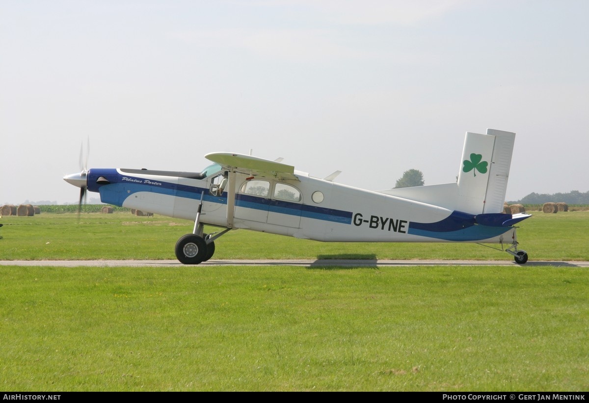 Aircraft Photo of G-BYNE | Pilatus PC-6/B2/34-H4 Turbo Porter | AirHistory.net #769897