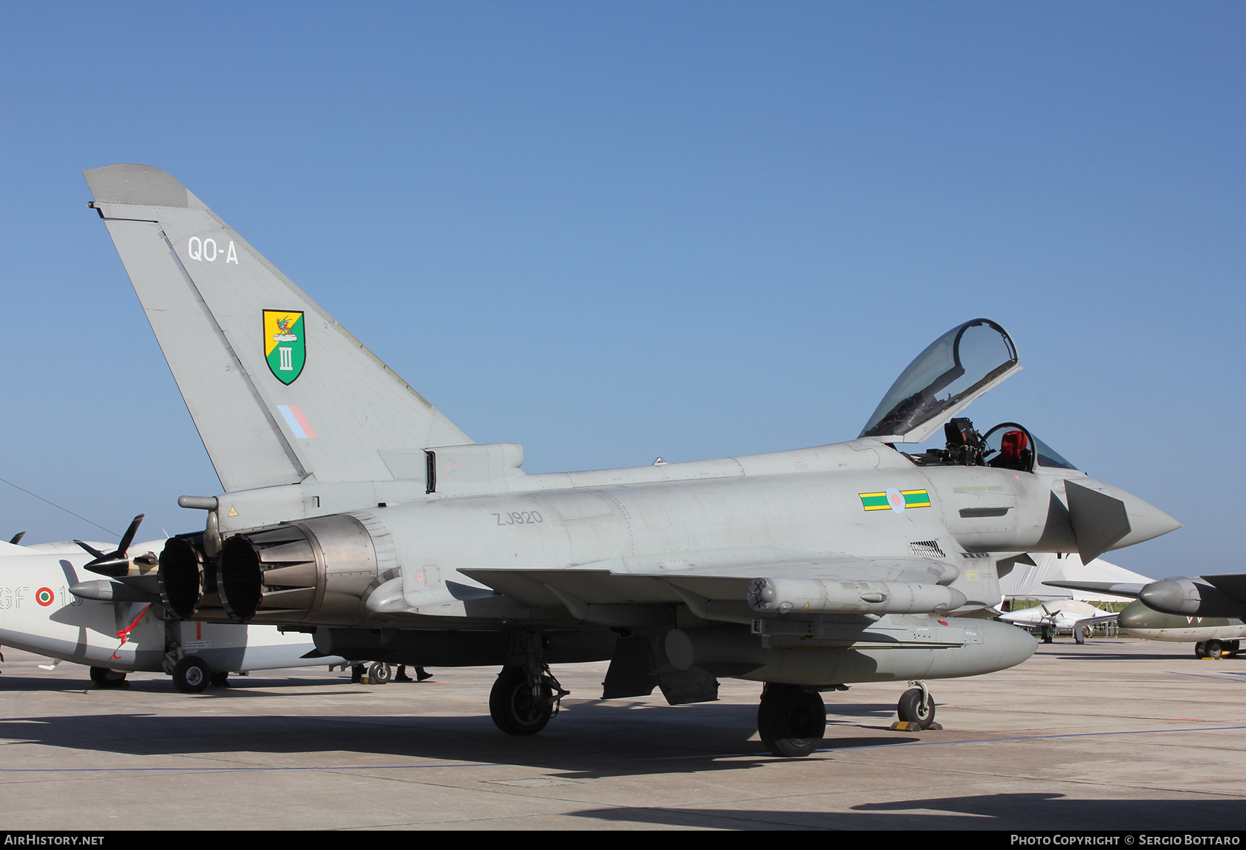 Aircraft Photo of ZJ920 | Eurofighter EF-2000 Typhoon FGR4 | UK - Air Force | AirHistory.net #769904