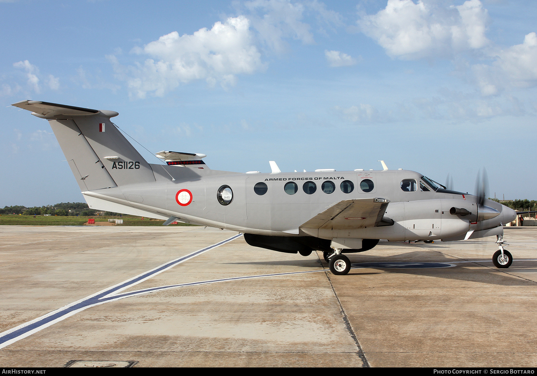 Aircraft Photo of AS1126 | Hawker Beechcraft B200 King Air | Malta - Air Force | AirHistory.net #769905