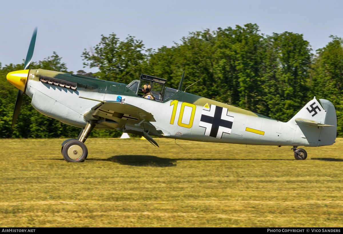 Aircraft Photo of G-BWUE / 10 yellow | Hispano HA-1112-M1L Buchon | Germany - Air Force | AirHistory.net #769907