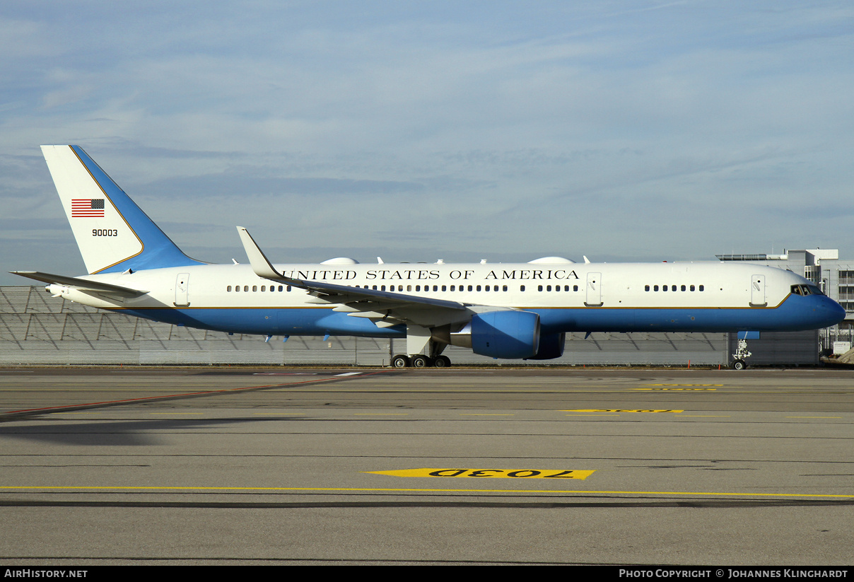 Aircraft Photo of 99-0003 / 90003 | Boeing C-32A (757-200) | USA - Air Force | AirHistory.net #769916